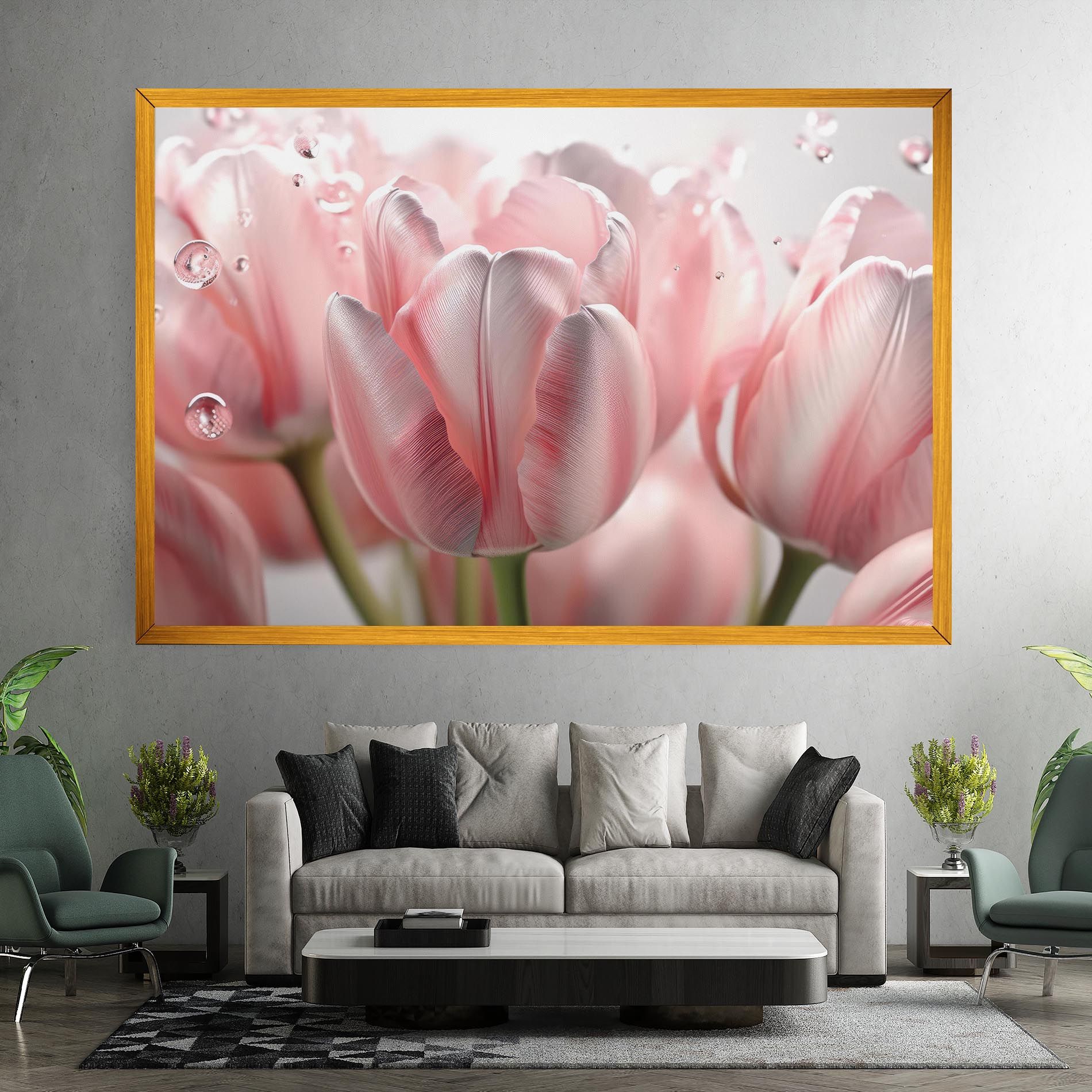 Pink Pretty Tulips mockup 7