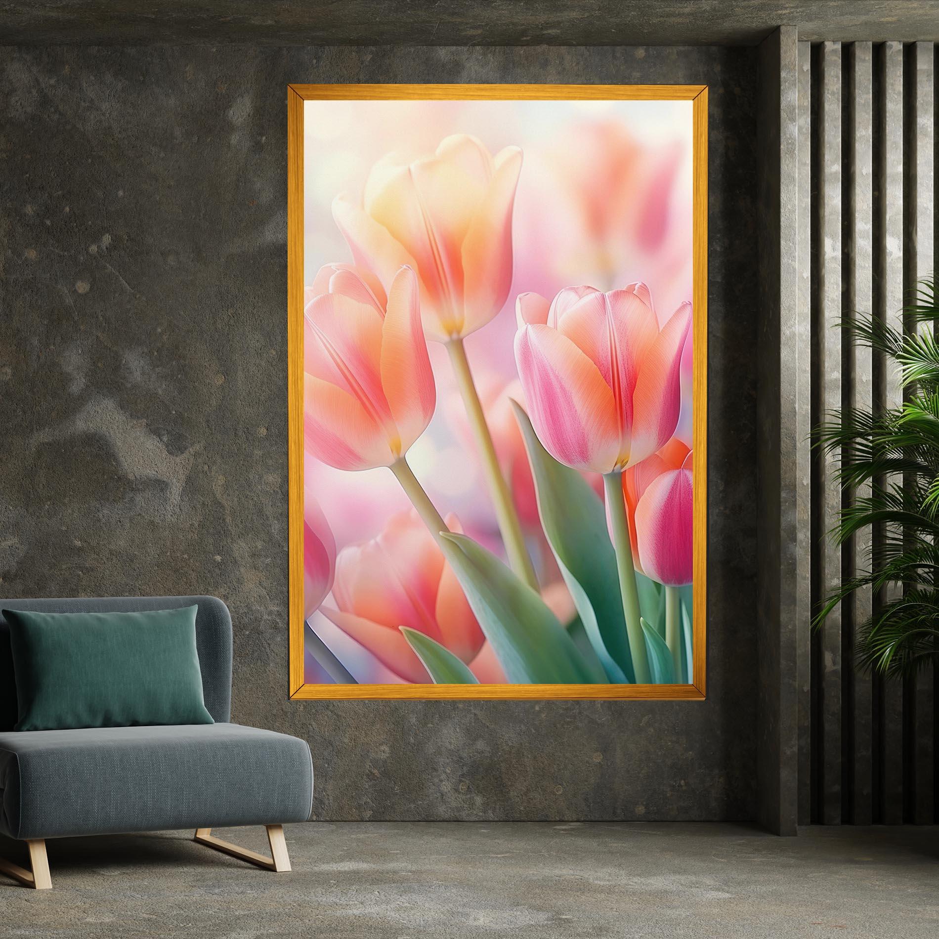 Картина на платно Dreamy Tulips mockup 7
