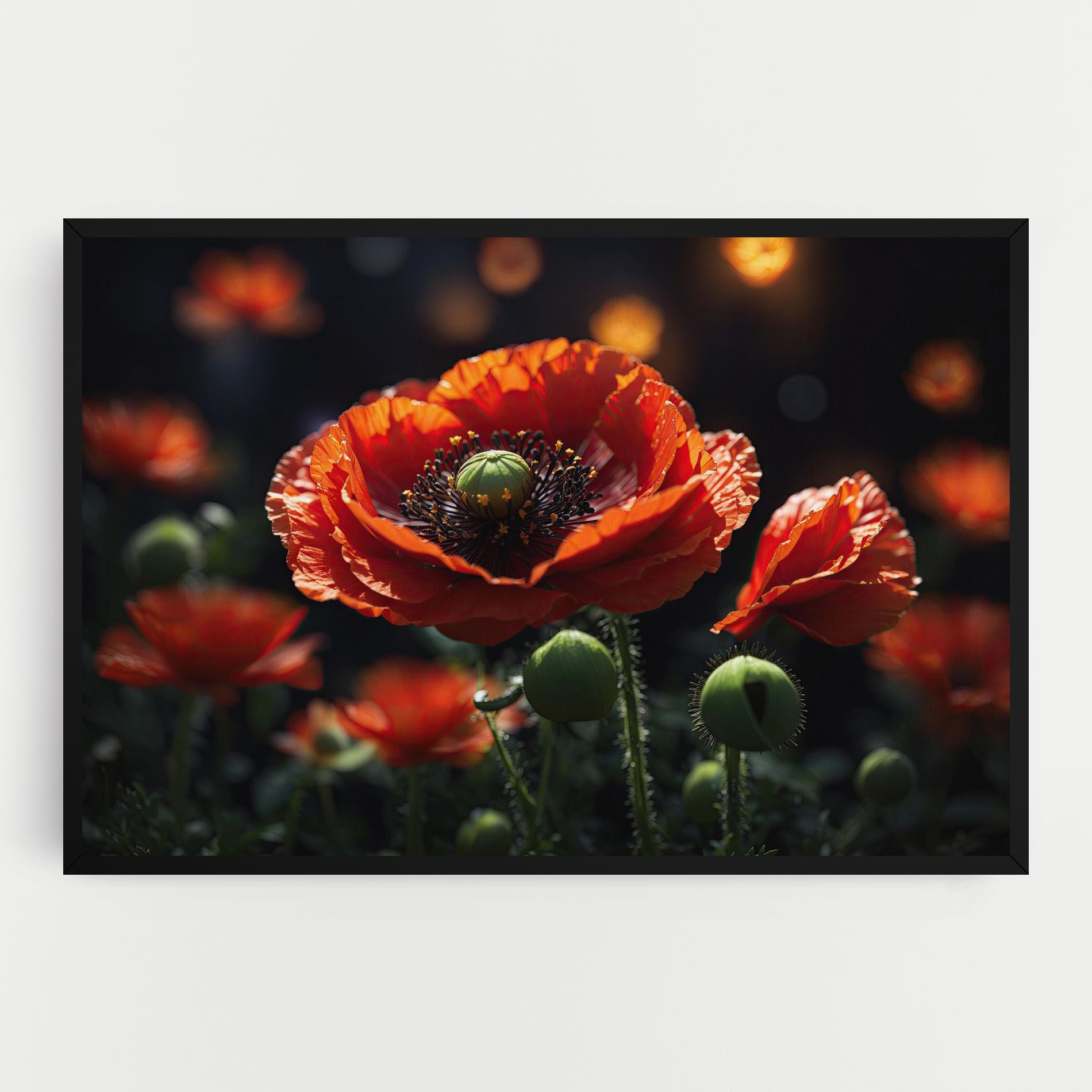 Red Poppy Close Up mockup 0