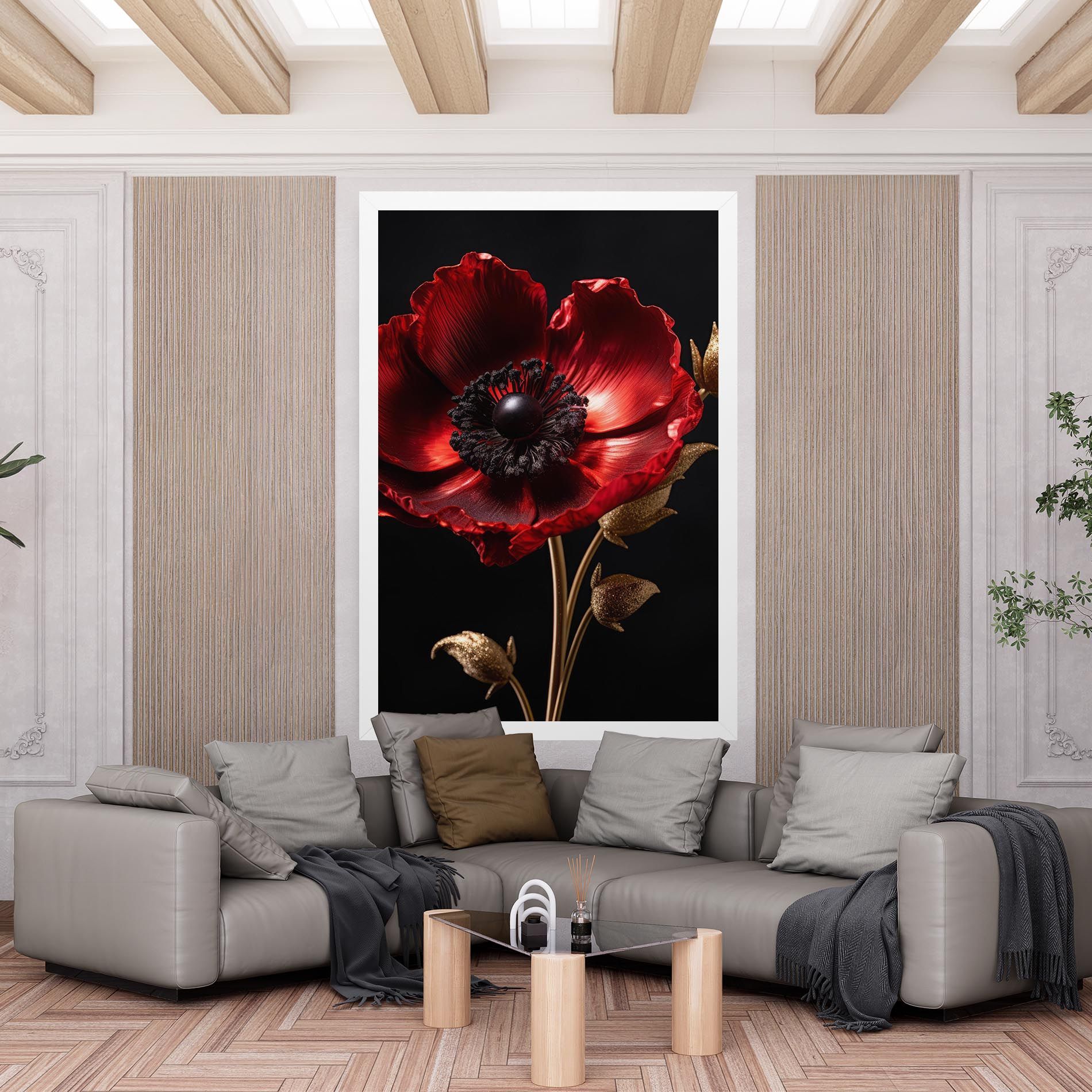 Dark Red Poppy mockup 6