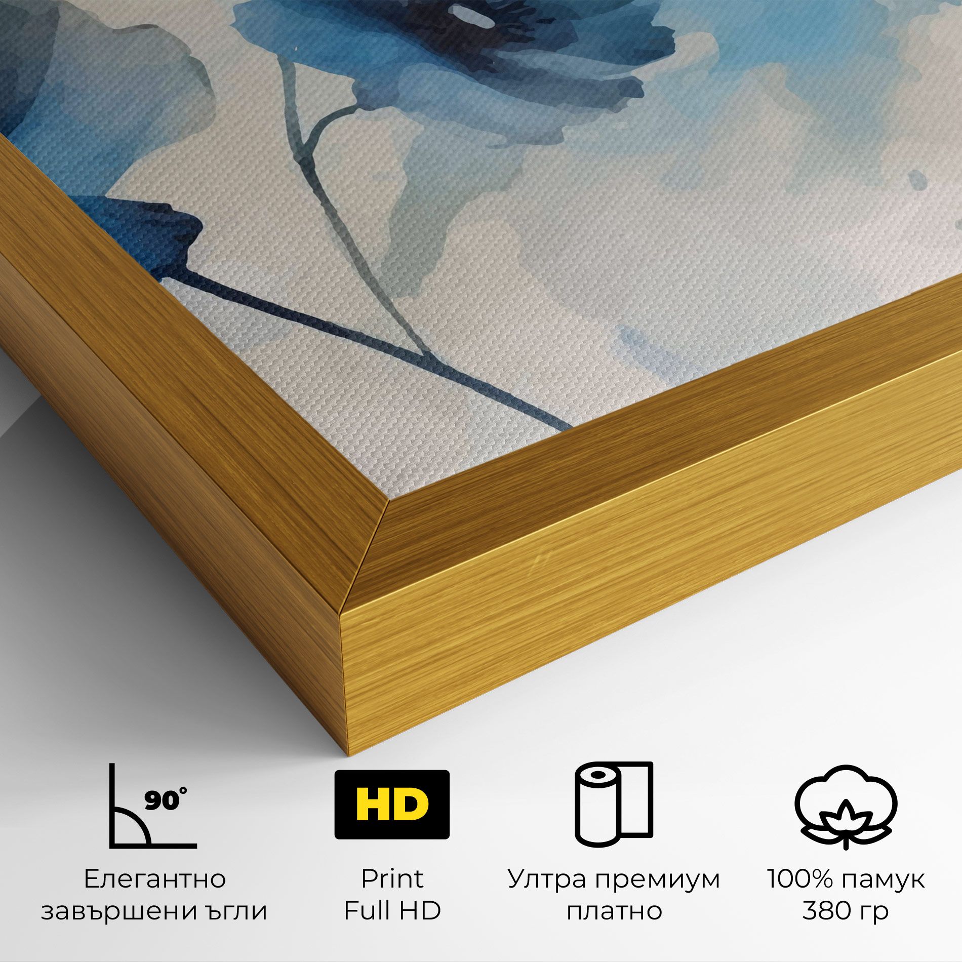 Blue Poppies mockup 4