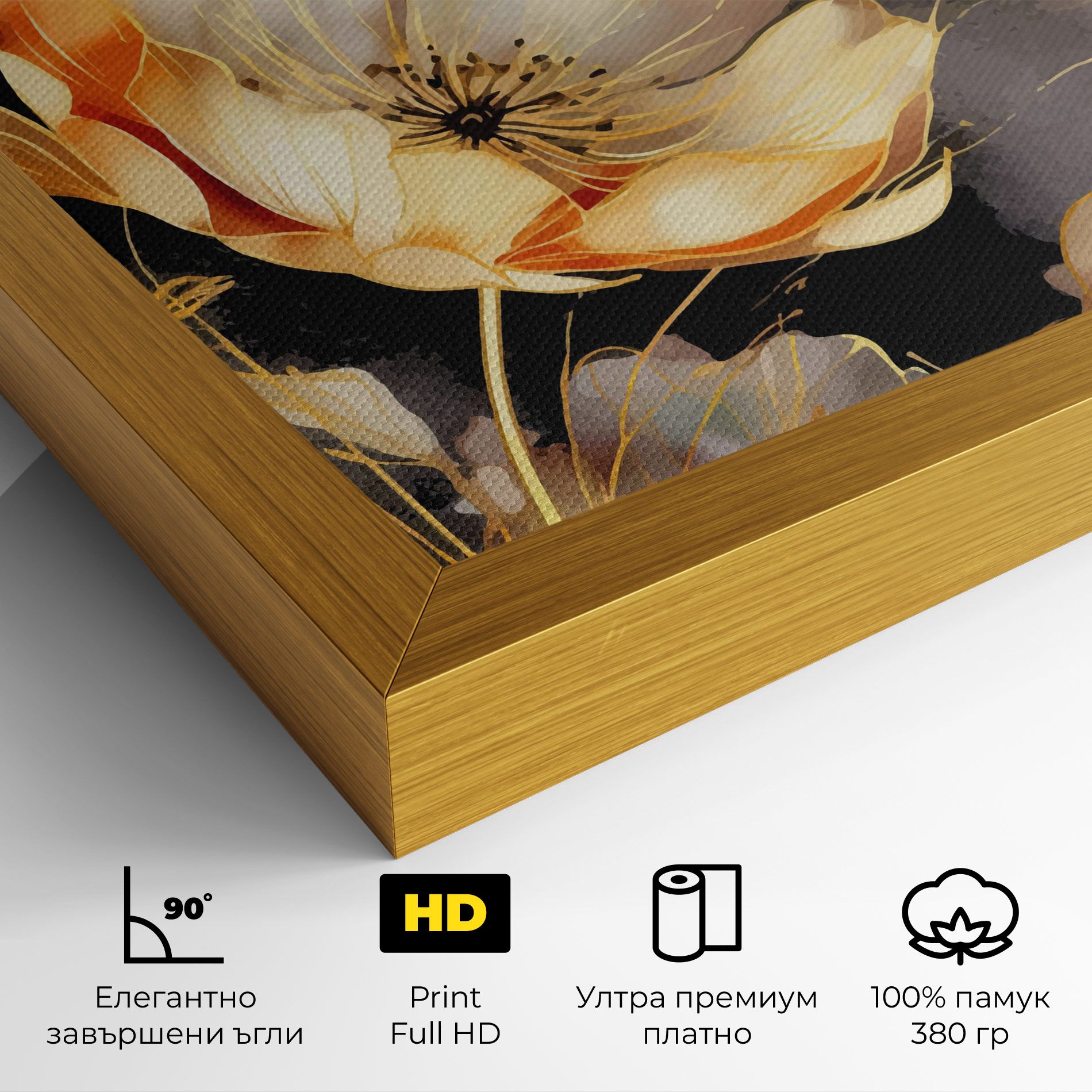 Gold Poppy Black mockup 4