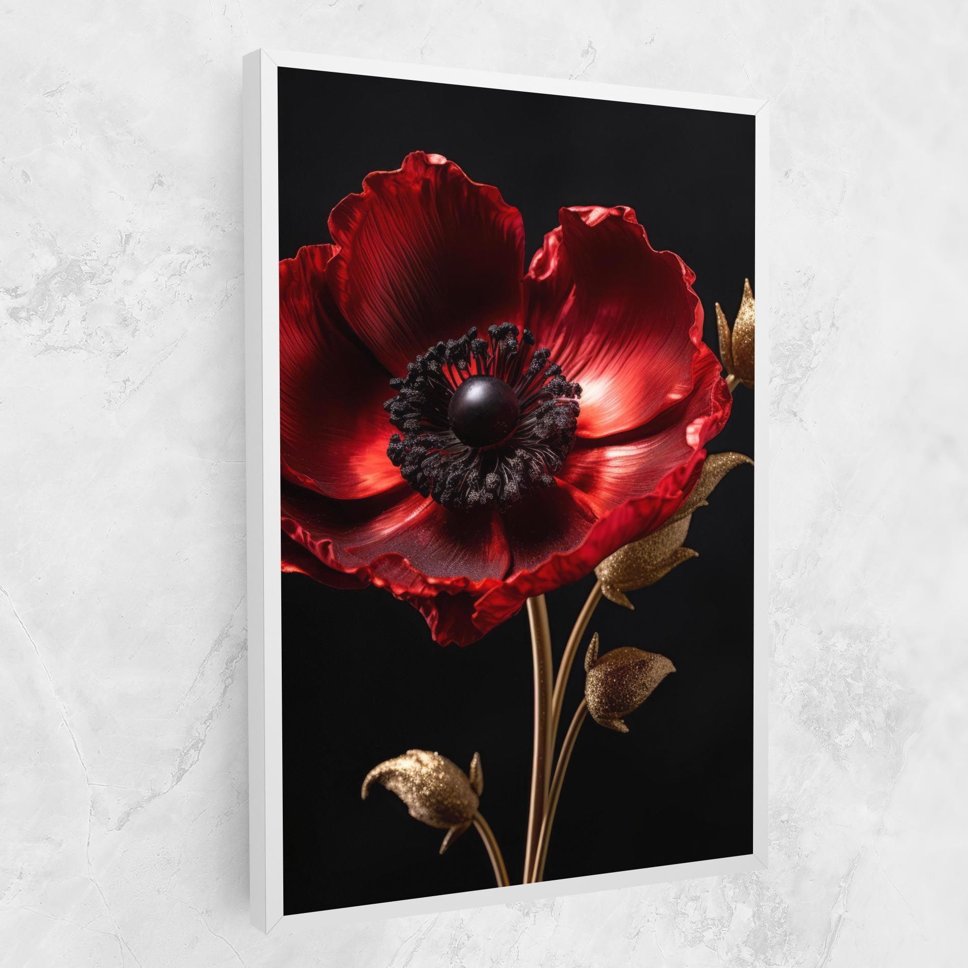 Dark Red Poppy mockup 1