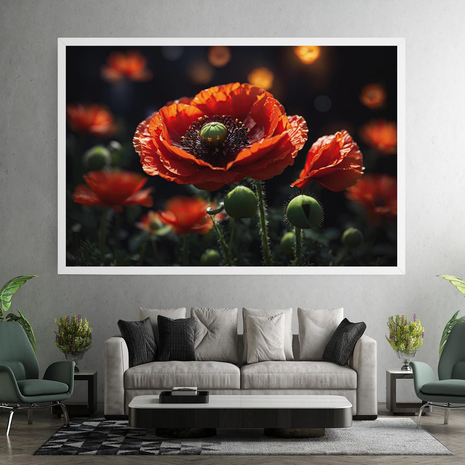 Red Poppy Close Up mockup 7