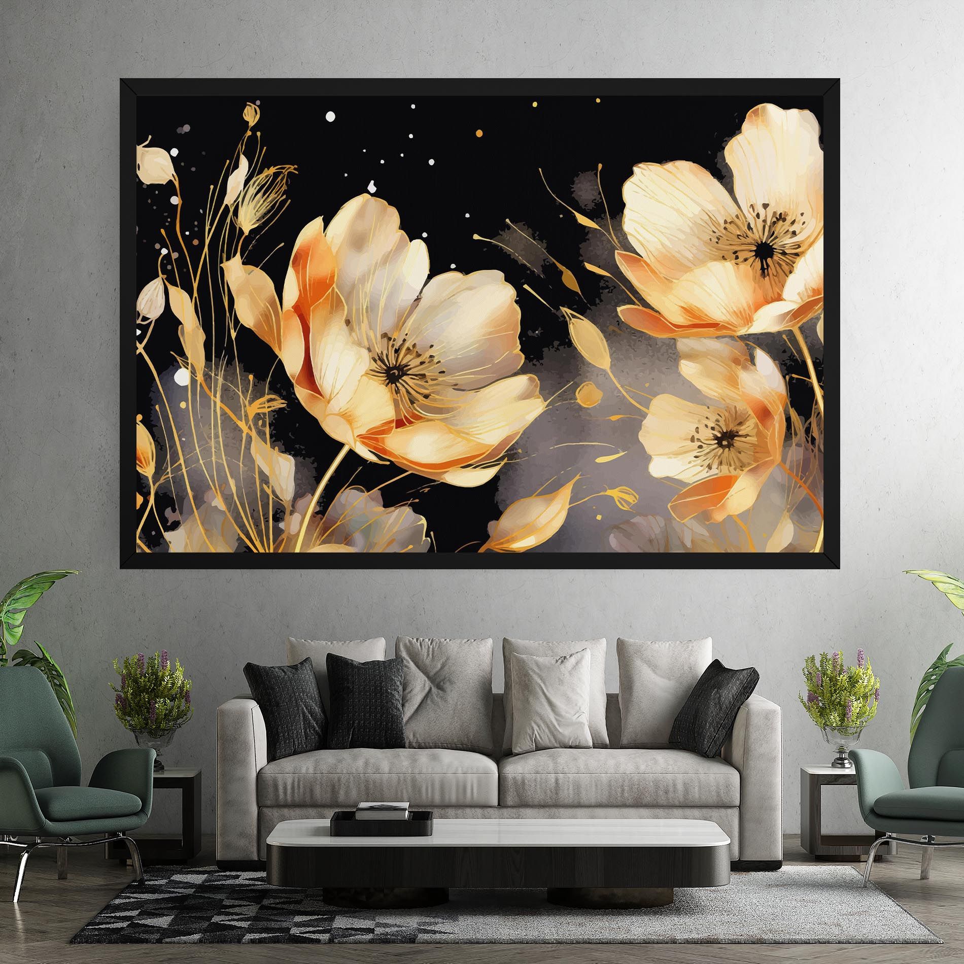 Gold Poppy Black mockup 7