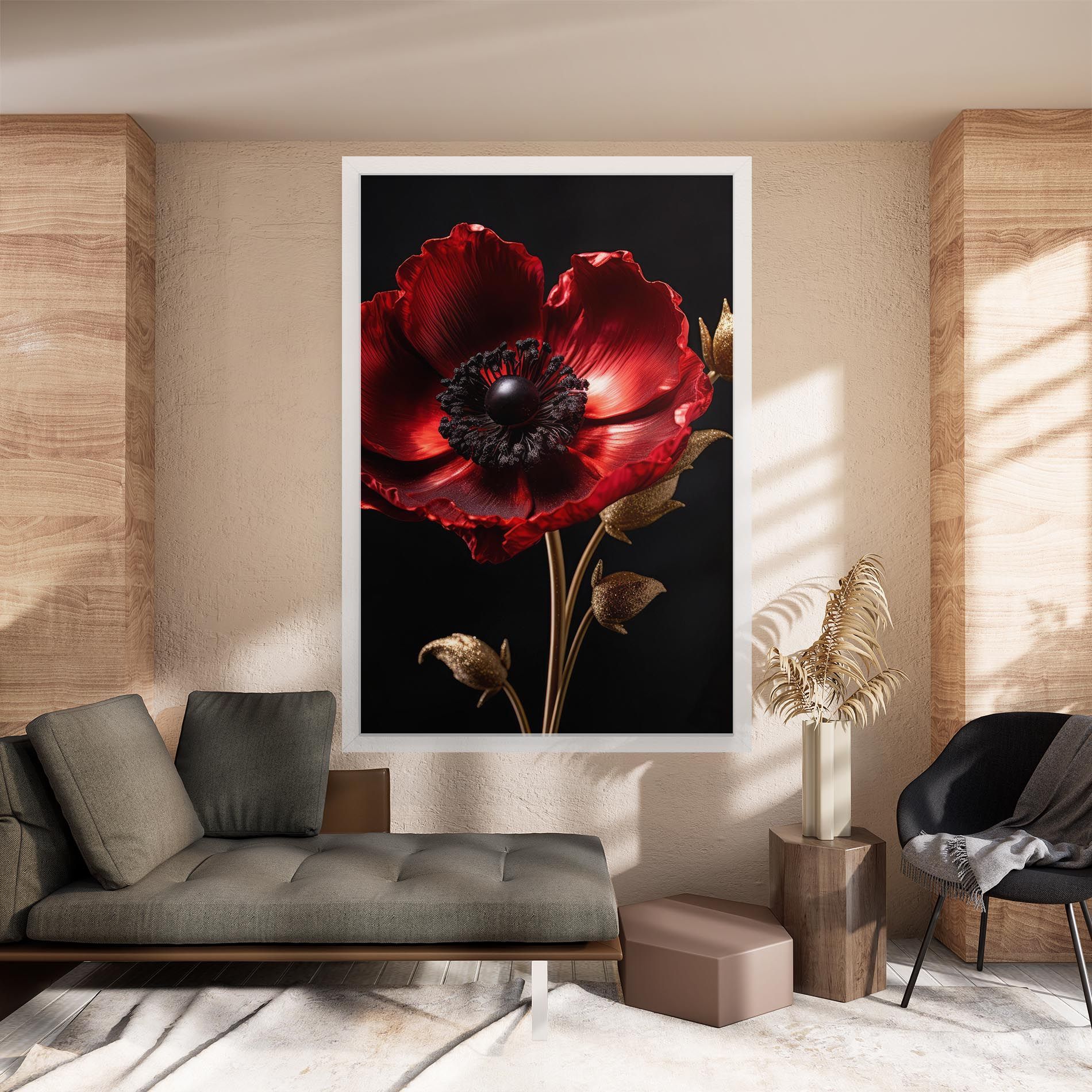 Dark Red Poppy mockup 8