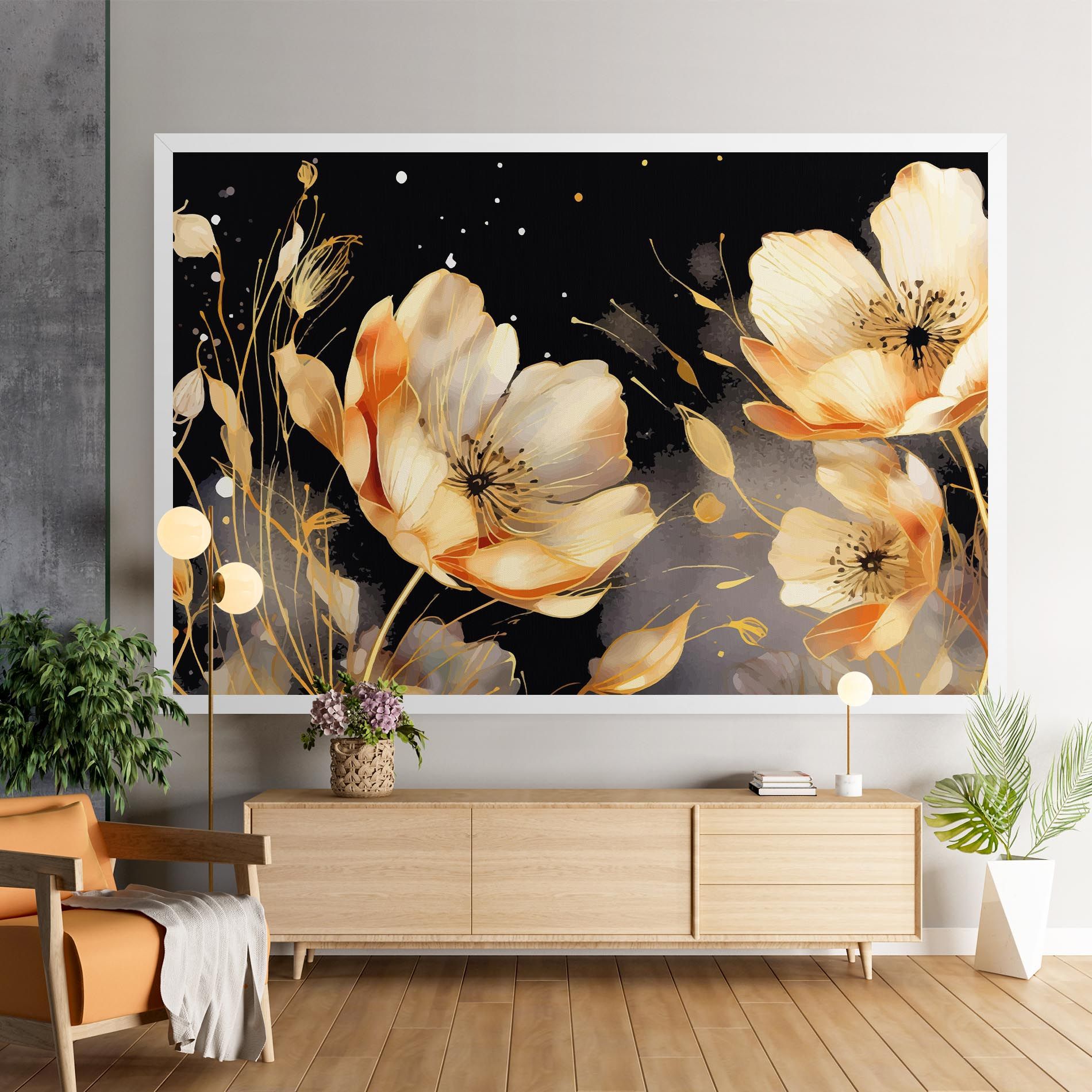 Gold Poppy Black mockup 9
