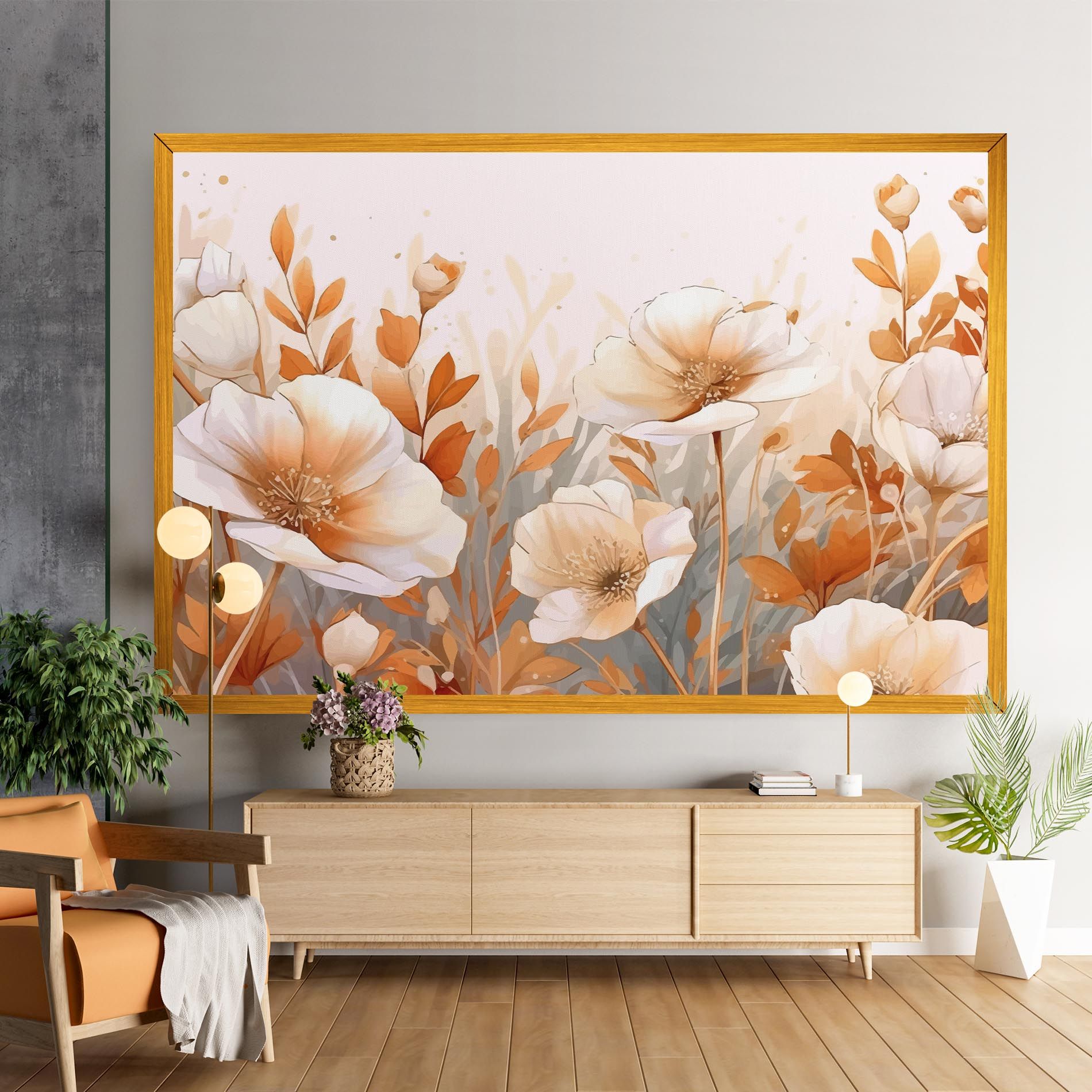 Orange Cream Poppy mockup 9
