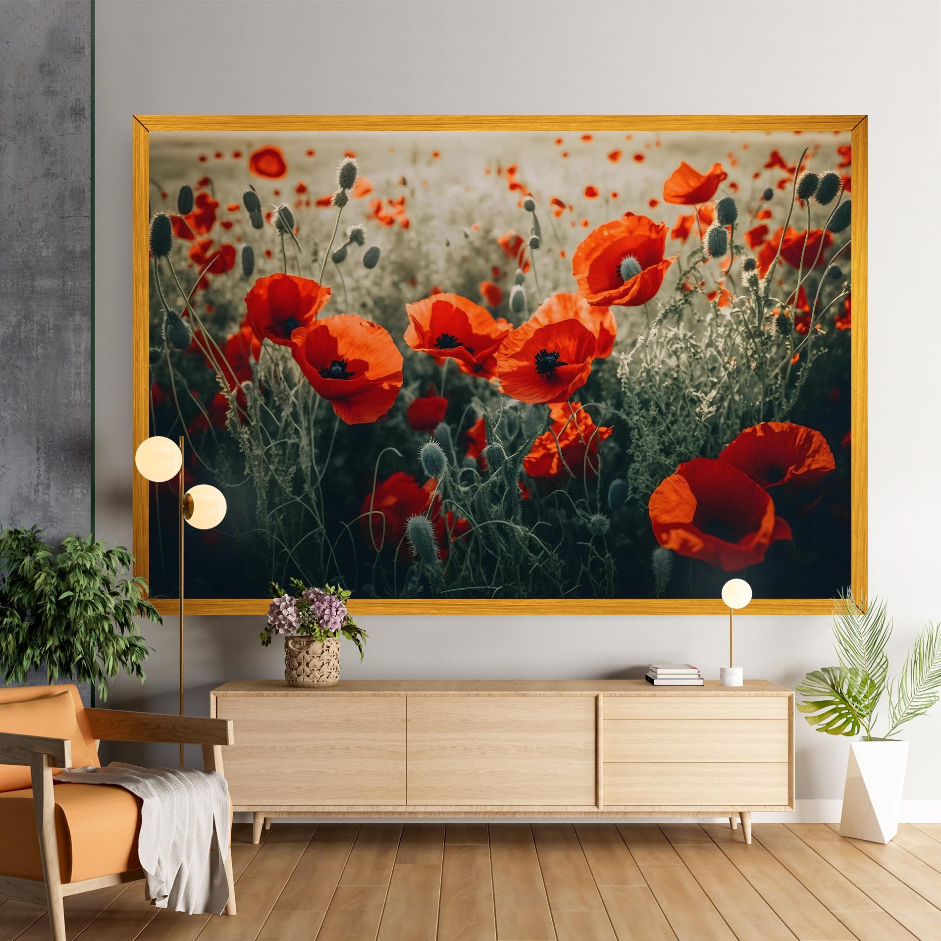 Poppy Grass Field mockup 9