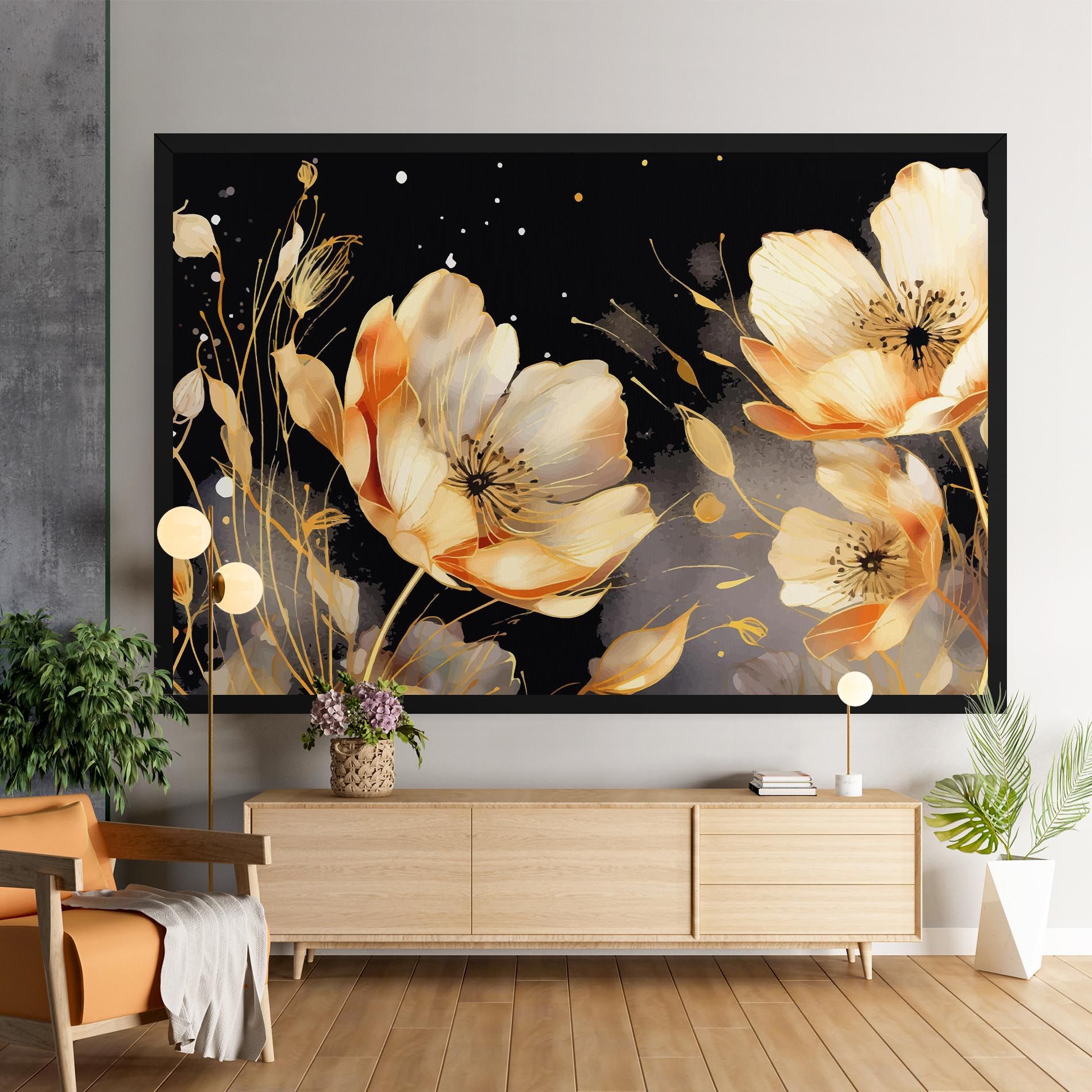 Gold Poppy Black mockup 9
