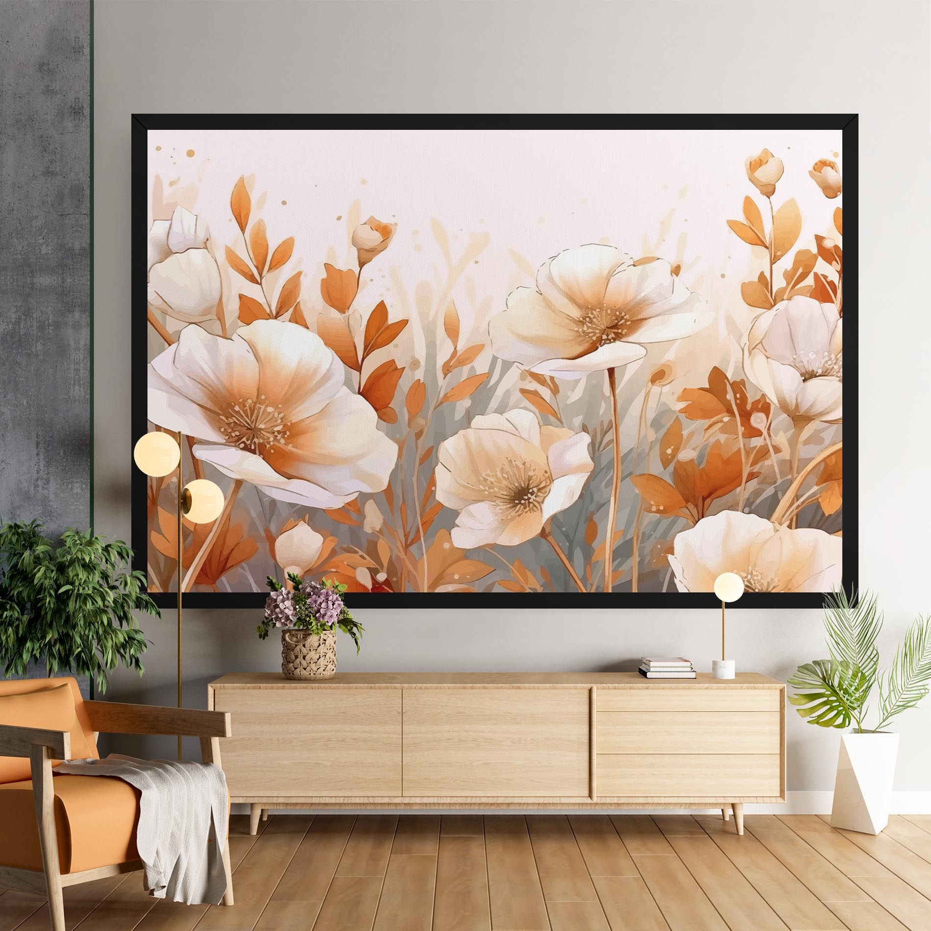 Orange Cream Poppy mockup 9