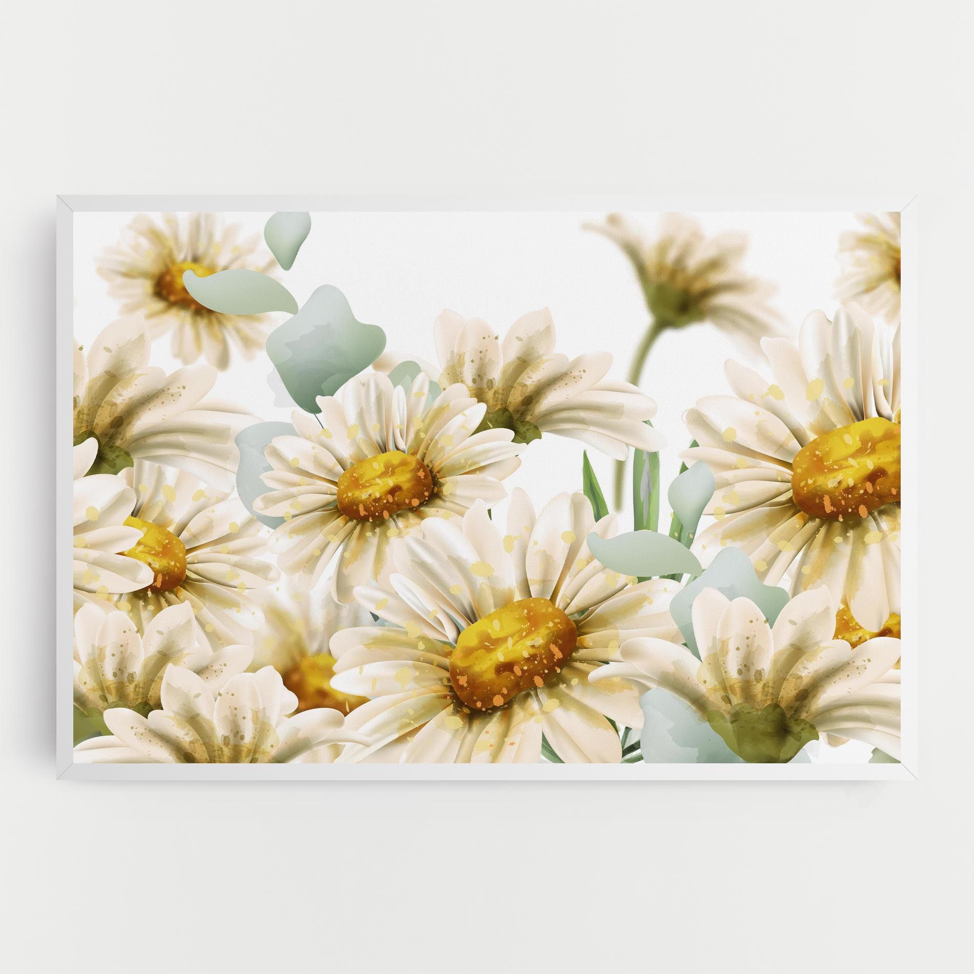 Beautiful Daisy Art mockup 0