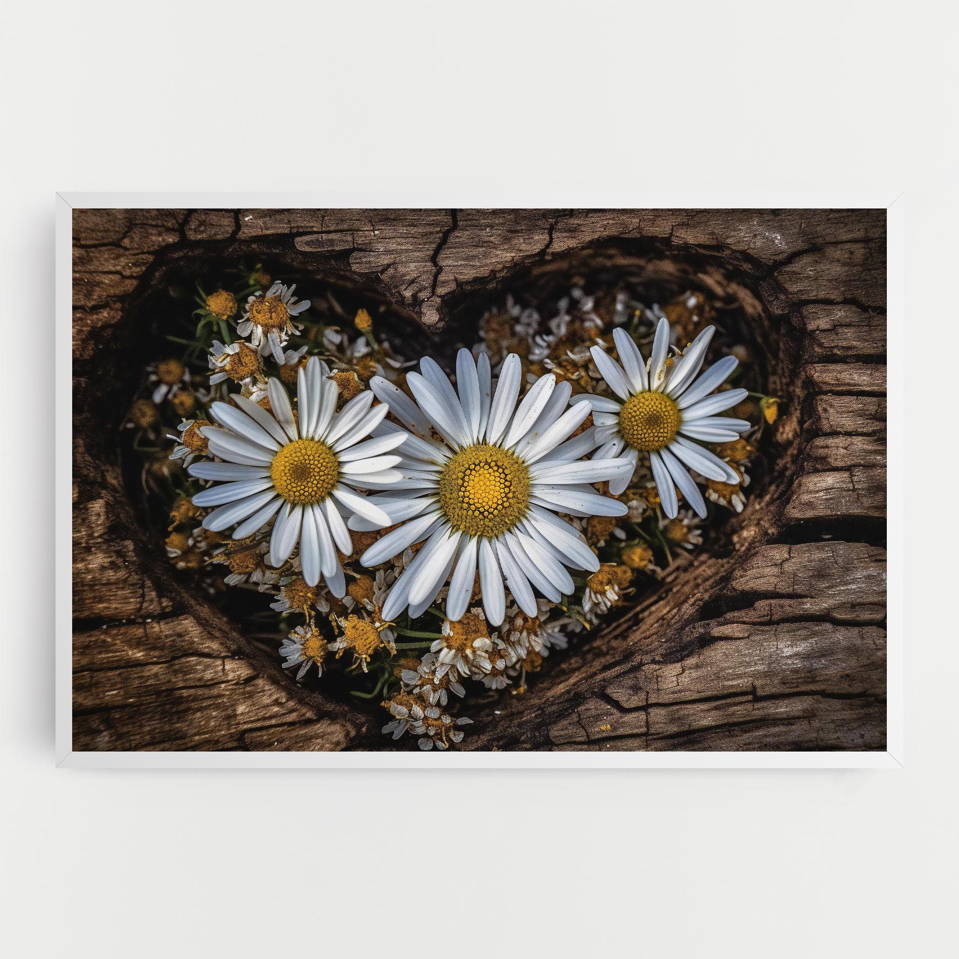 Heart Shaped Daisy mockup 0