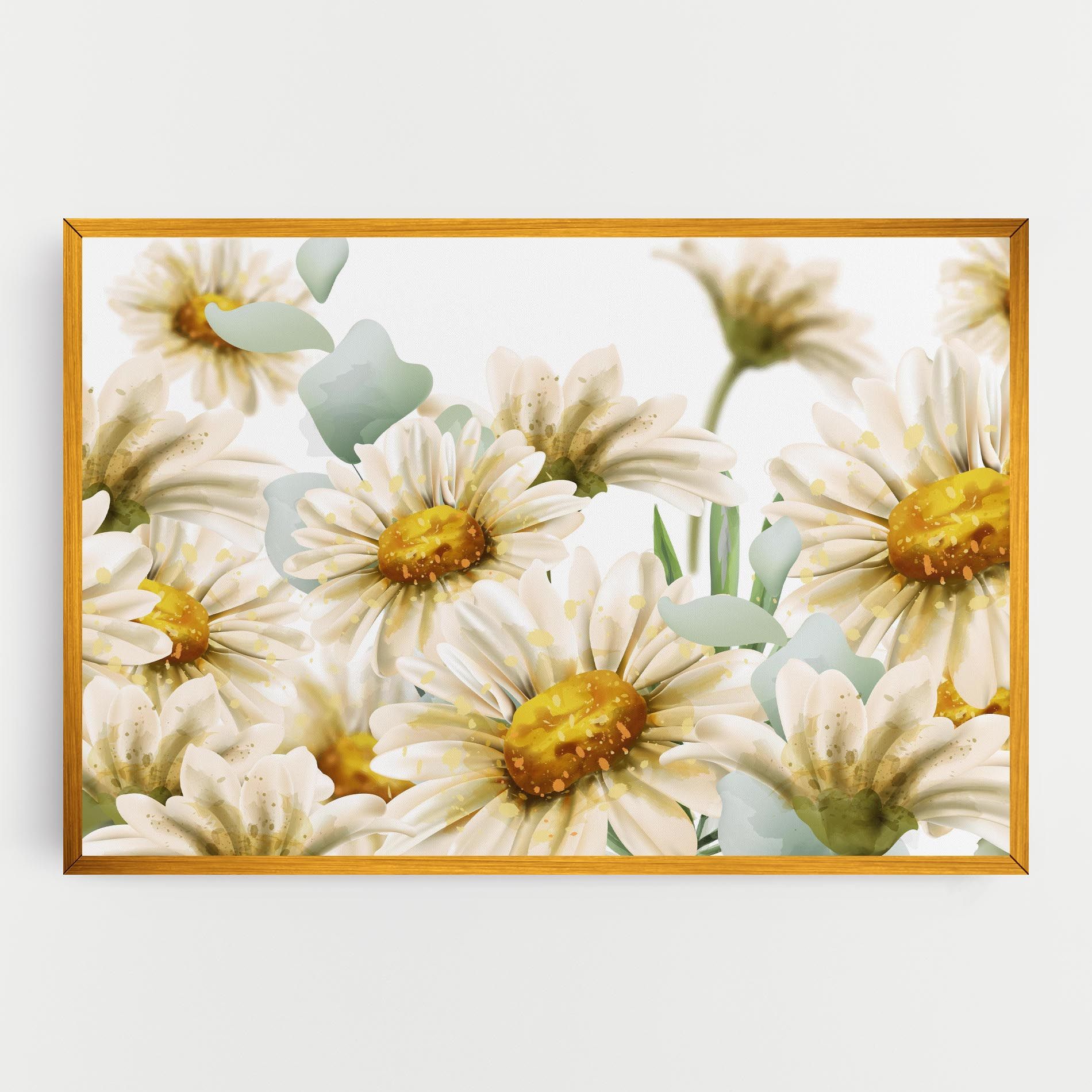 Beautiful Daisy Art mockup 0