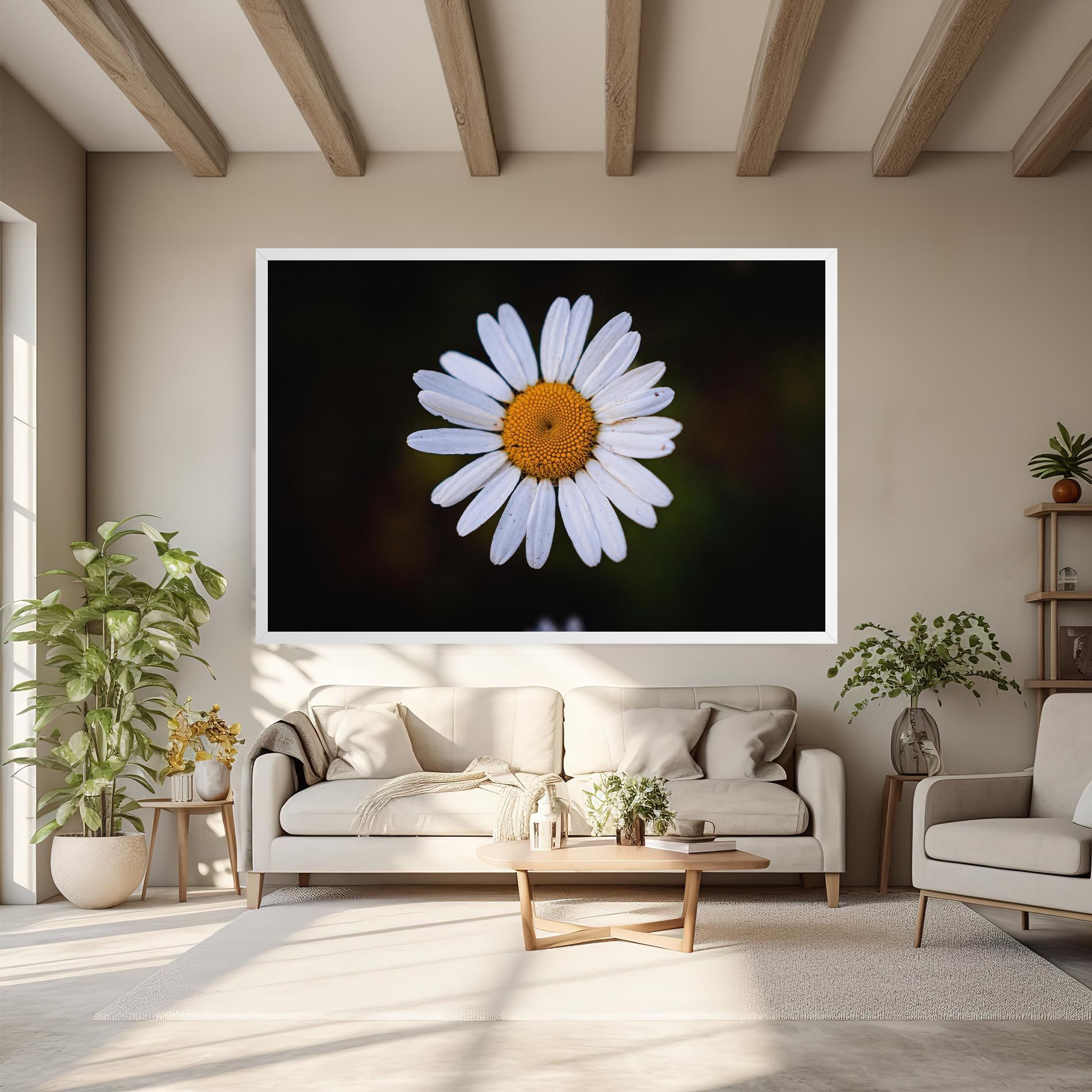Big Yellow Center Daisy mockup 6