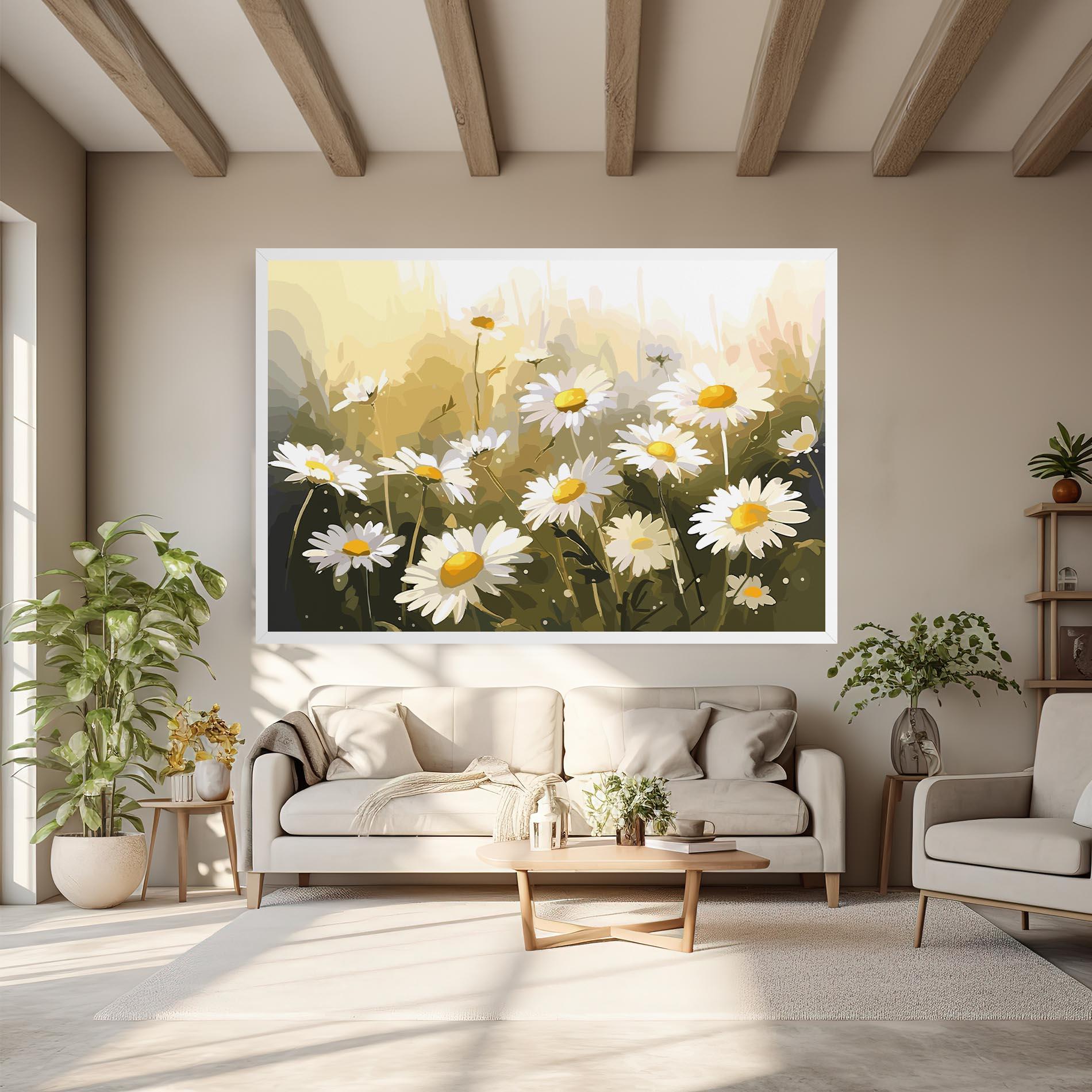 Картина на платно Daily Daisy mockup 6