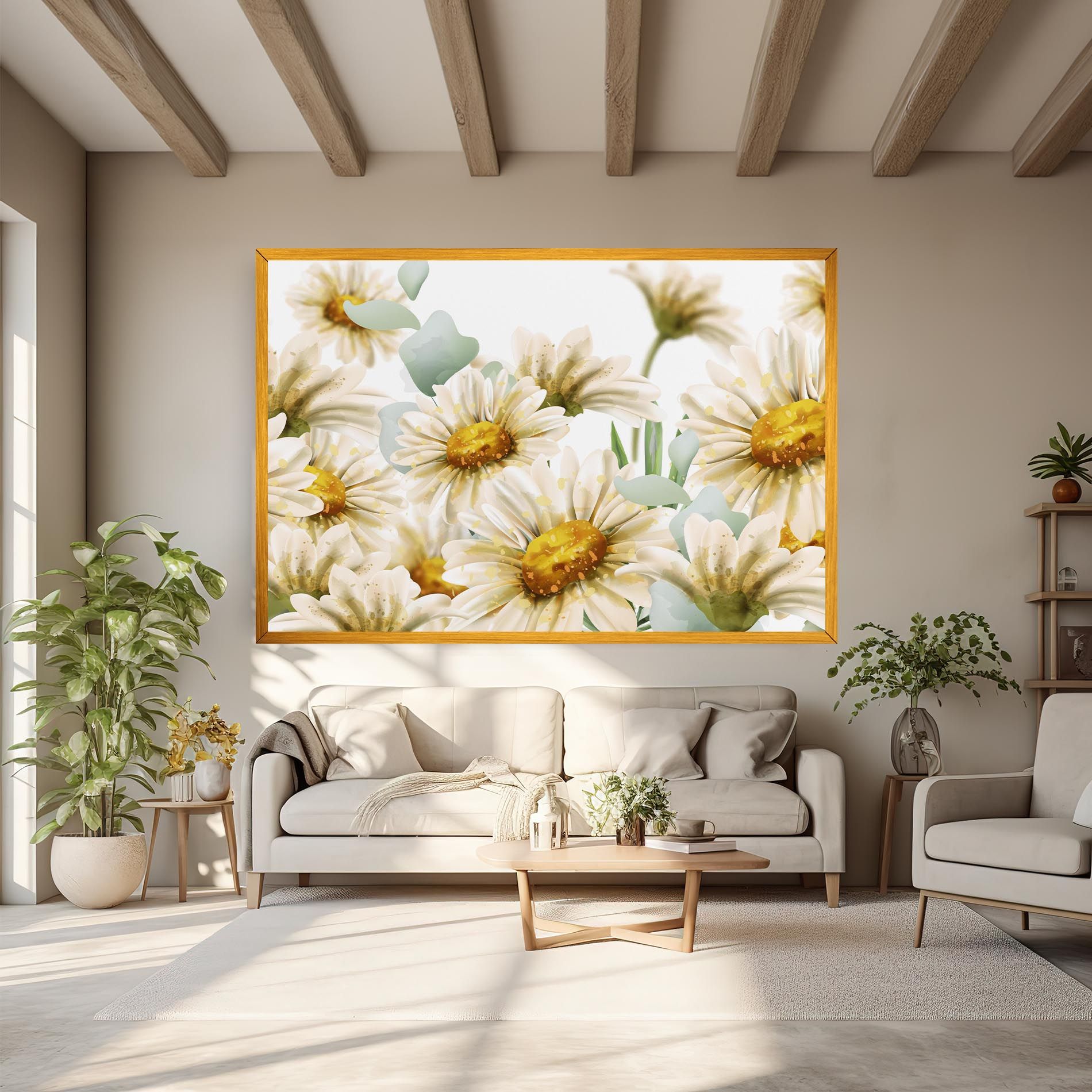 Beautiful Daisy Art mockup 6