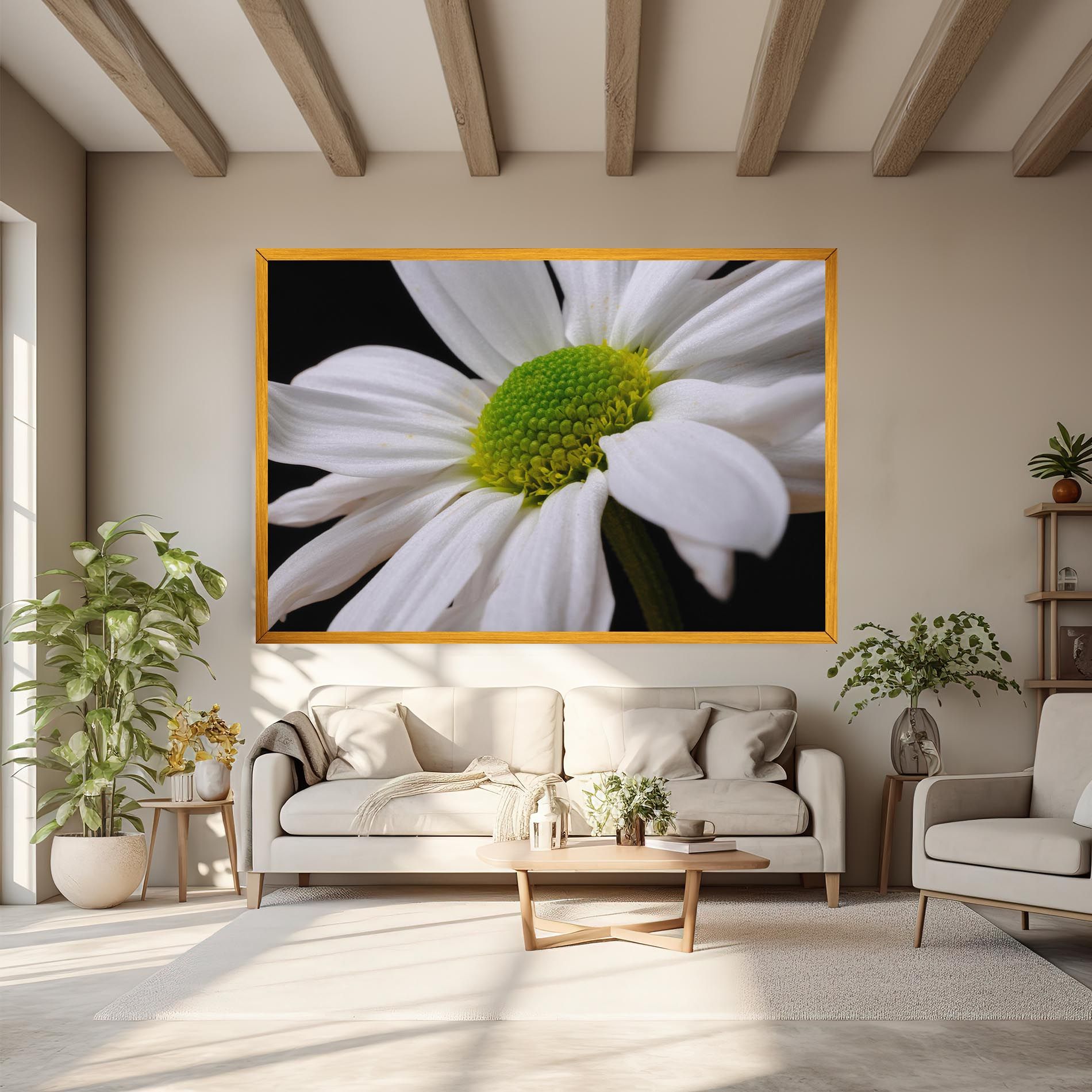 Green Middle Daisy mockup 6