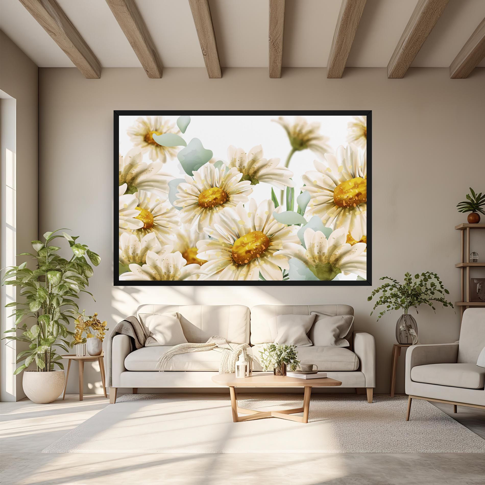 Beautiful Daisy Art mockup 6