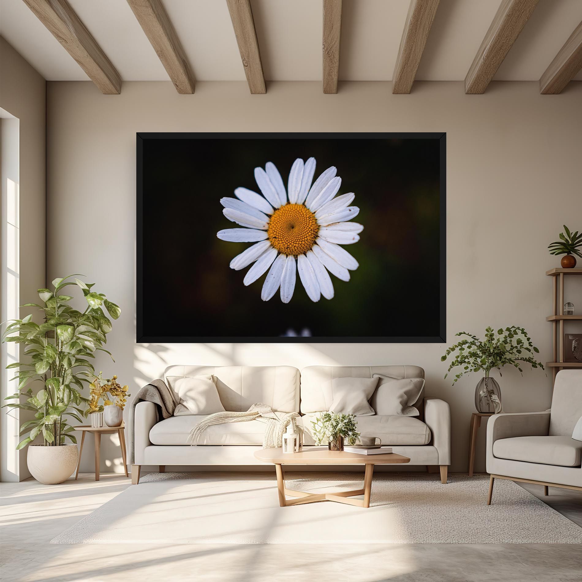 Big Yellow Center Daisy mockup 6