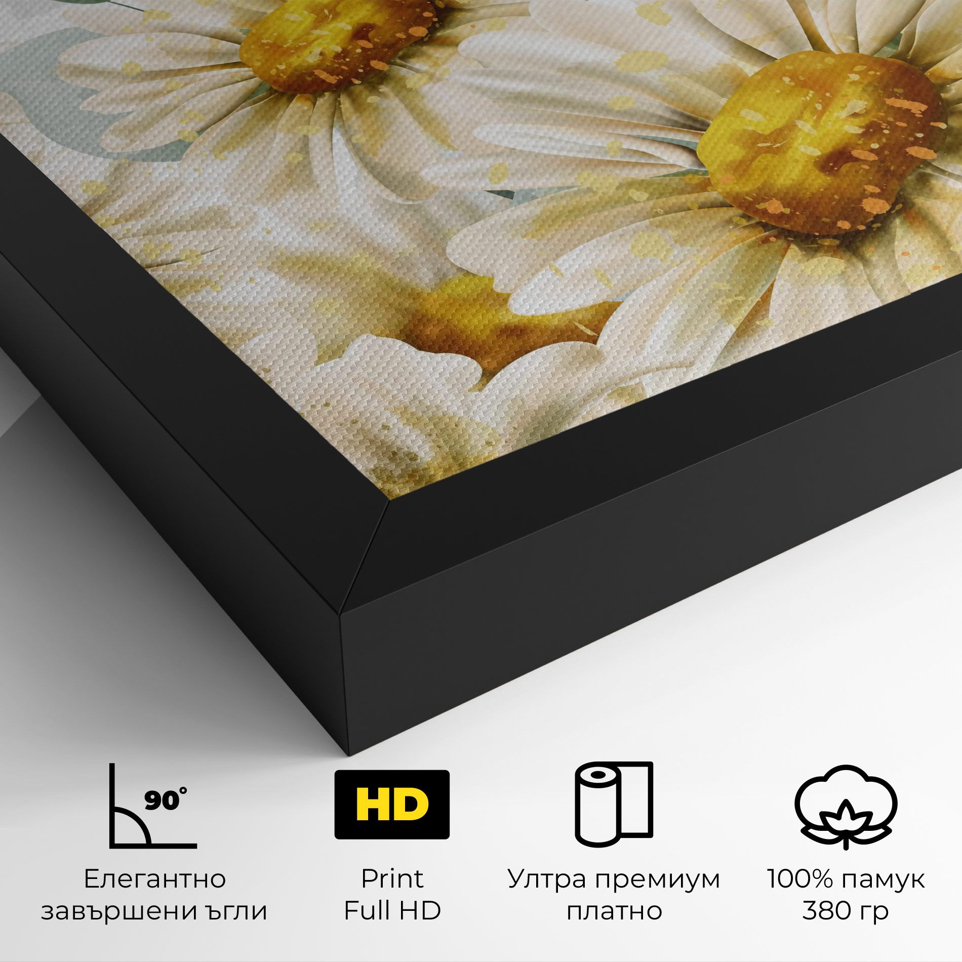 Beautiful Daisy Art mockup 4