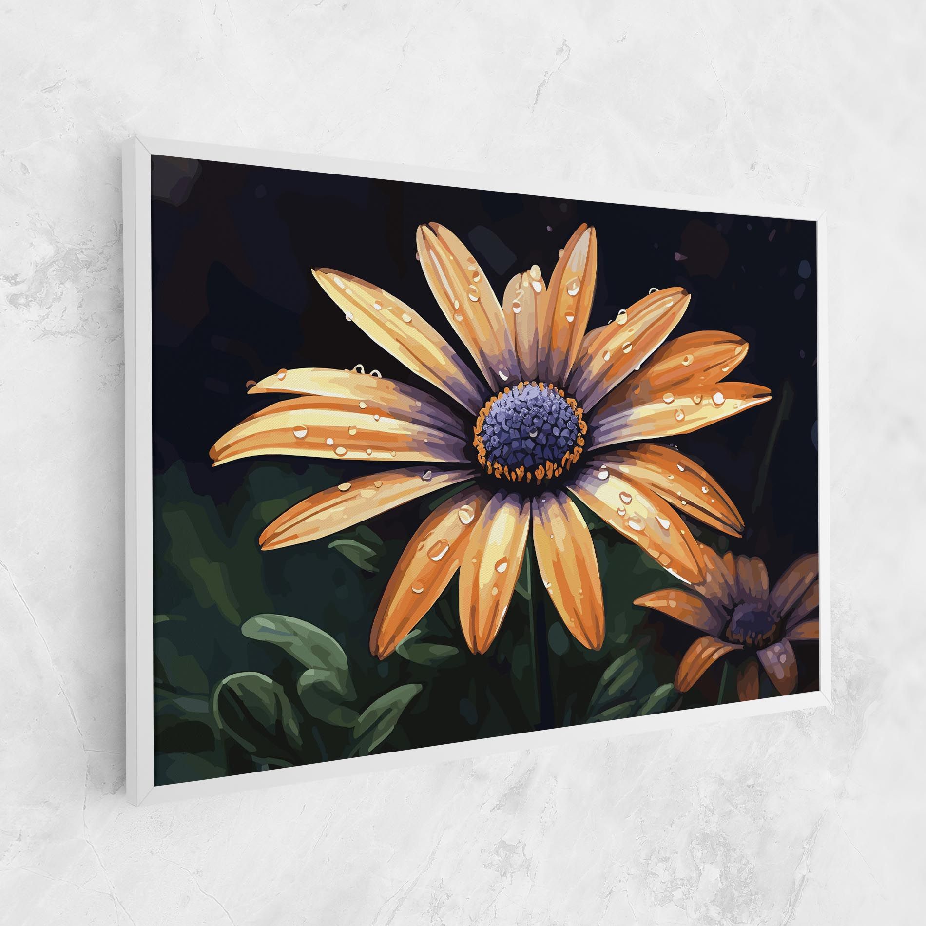 Orange Pretty Daisy mockup 1