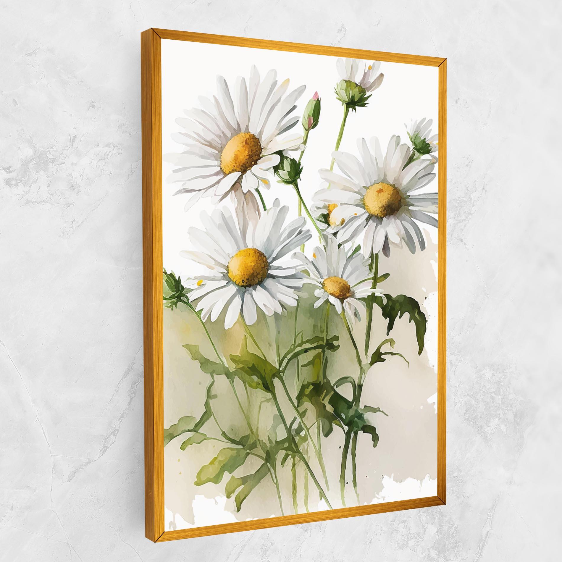 Картина на платно Painted Daisy mockup 1