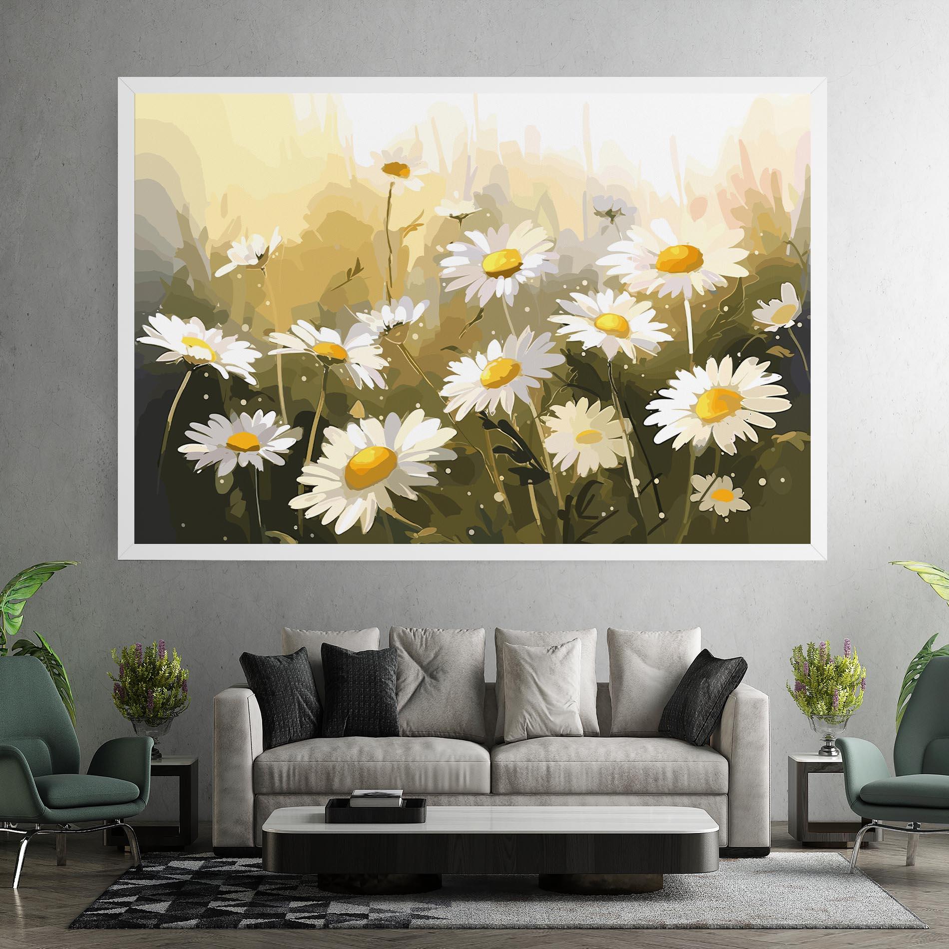 Картина на платно Daily Daisy mockup 7
