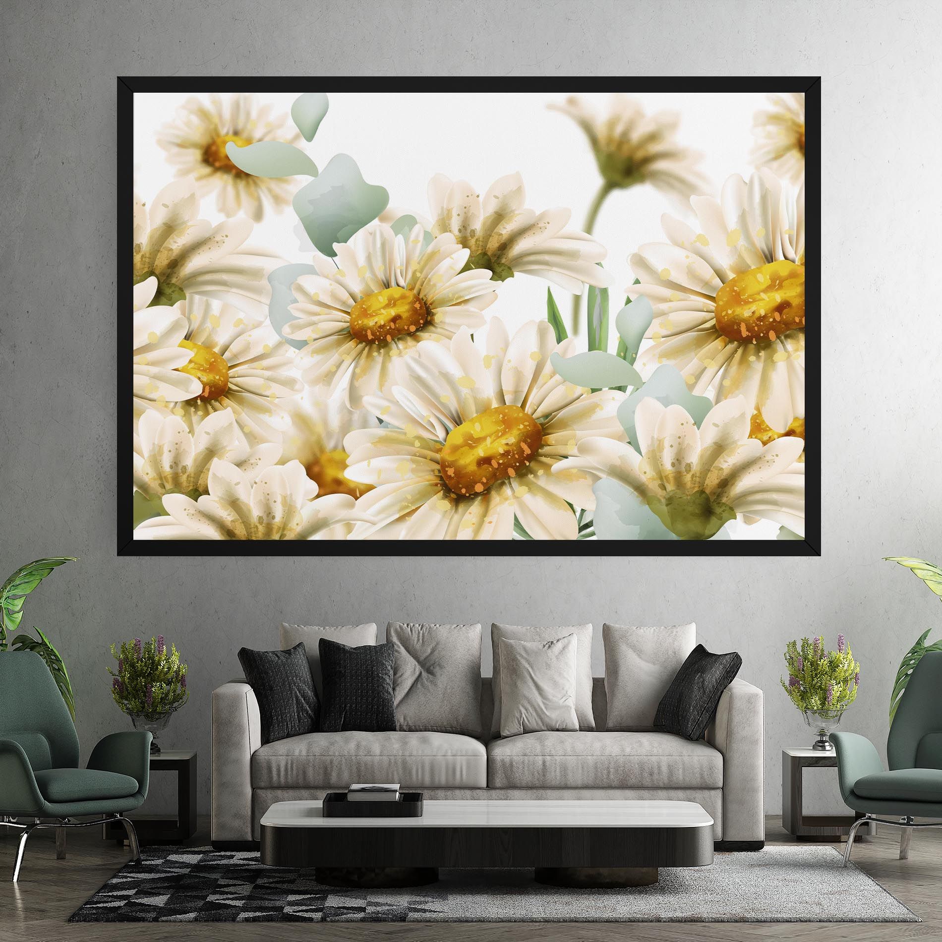 Beautiful Daisy Art mockup 7