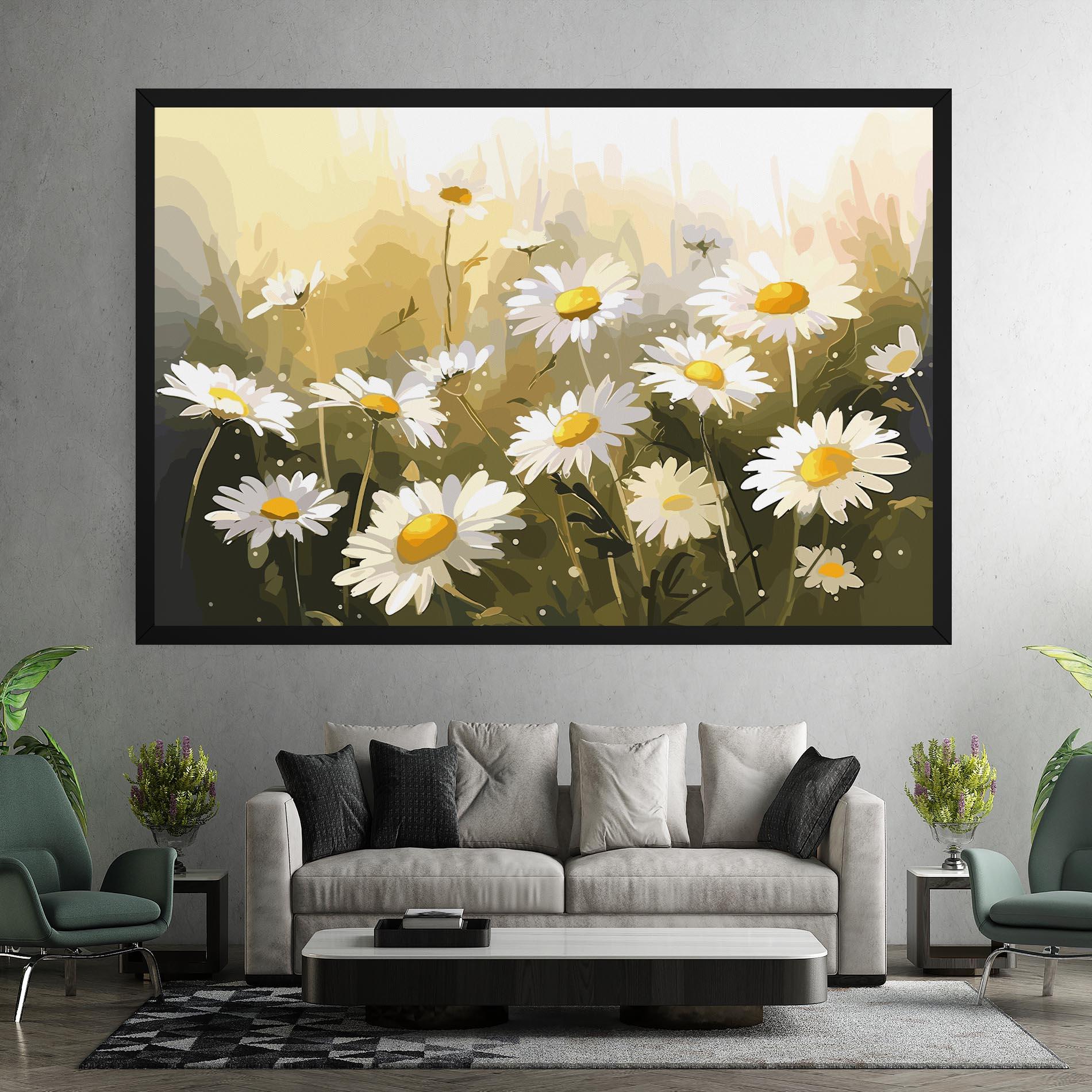 Картина на платно Daily Daisy mockup 7