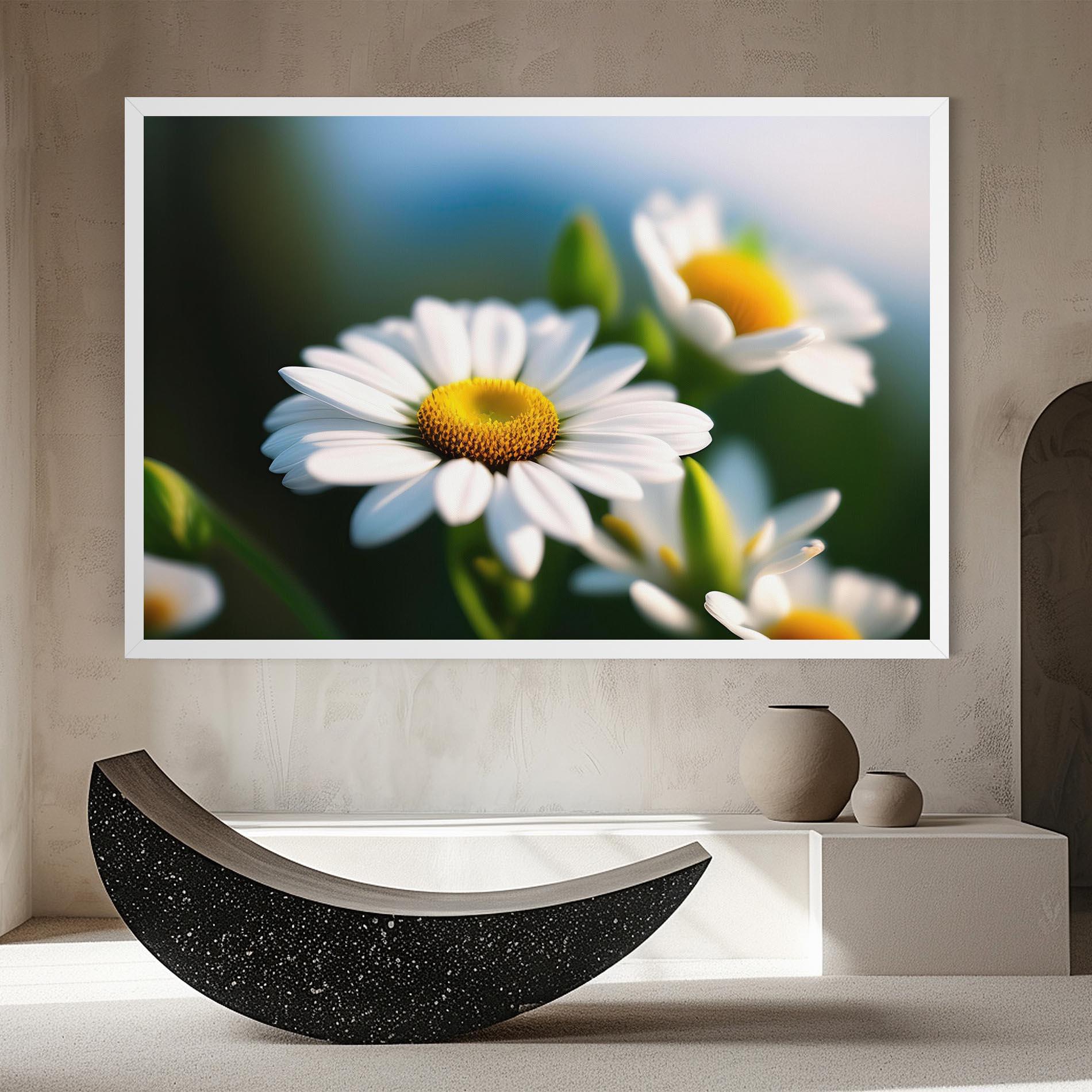 Картина на платно Daisy In The Sun mockup 8