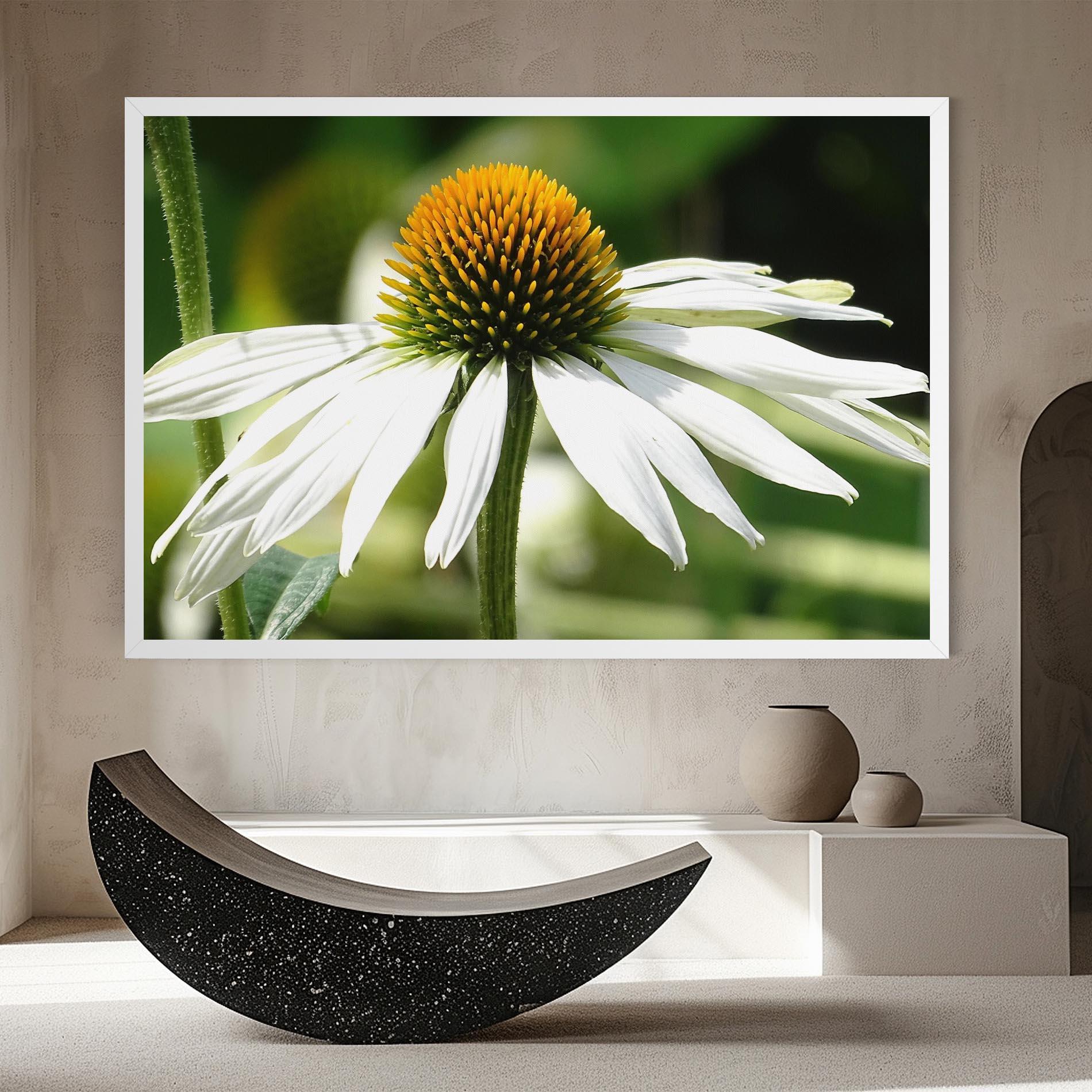 Картина на платно Green Daisy mockup 8