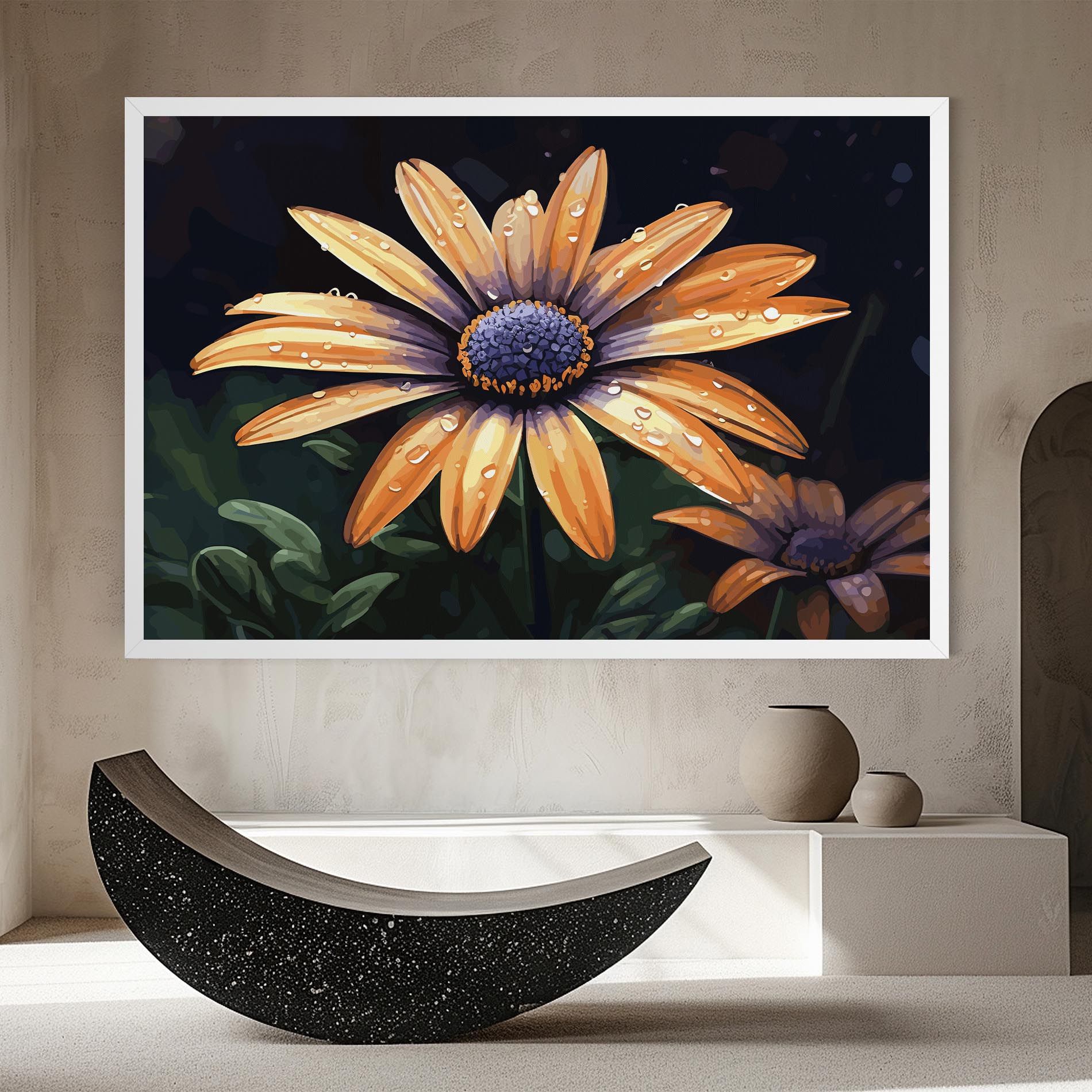 Orange Pretty Daisy mockup 8