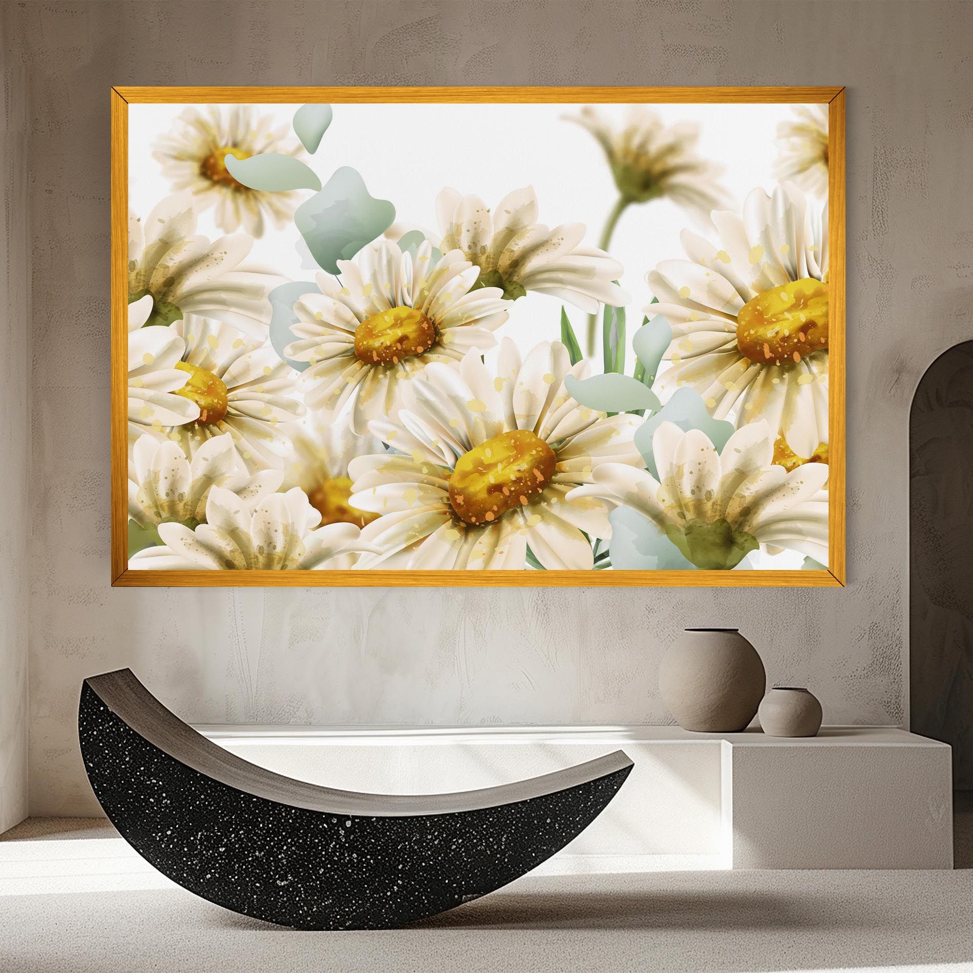 Beautiful Daisy Art mockup 8