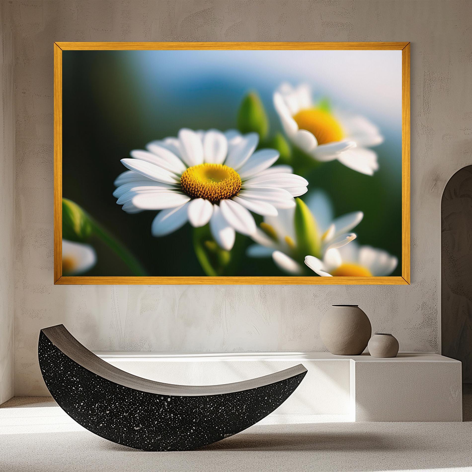 Картина на платно Daisy In The Sun mockup 8