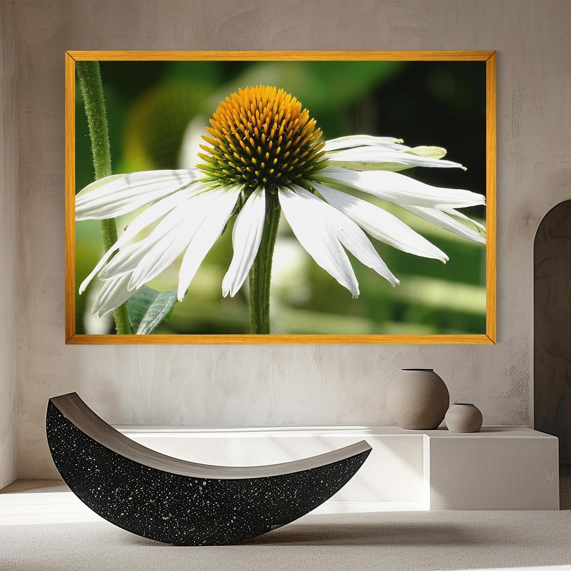 Картина на платно Green Daisy mockup 8