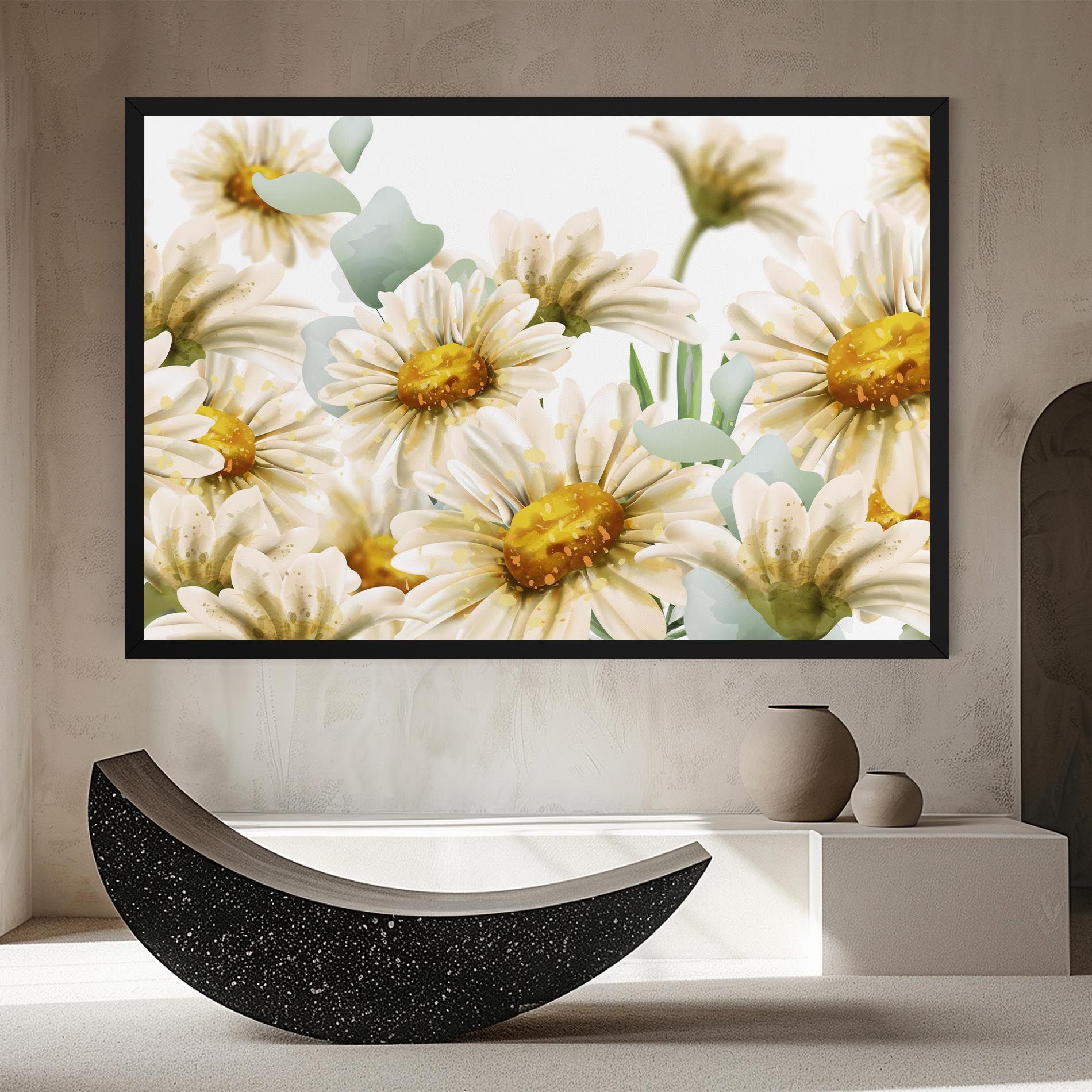 Beautiful Daisy Art mockup 8