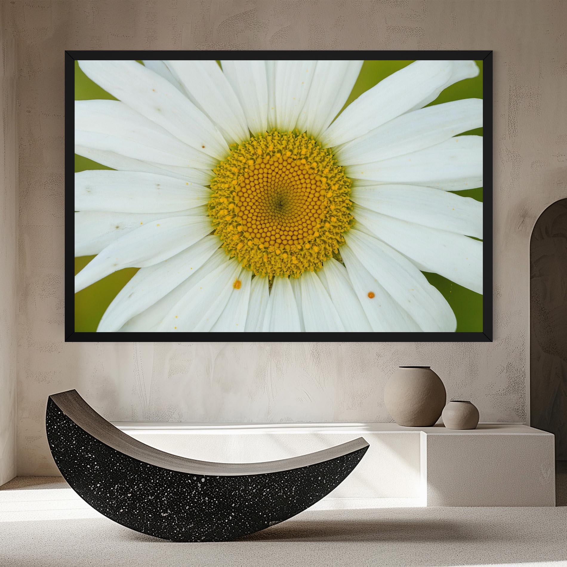 Картина на платно Daisy Close Up mockup 8