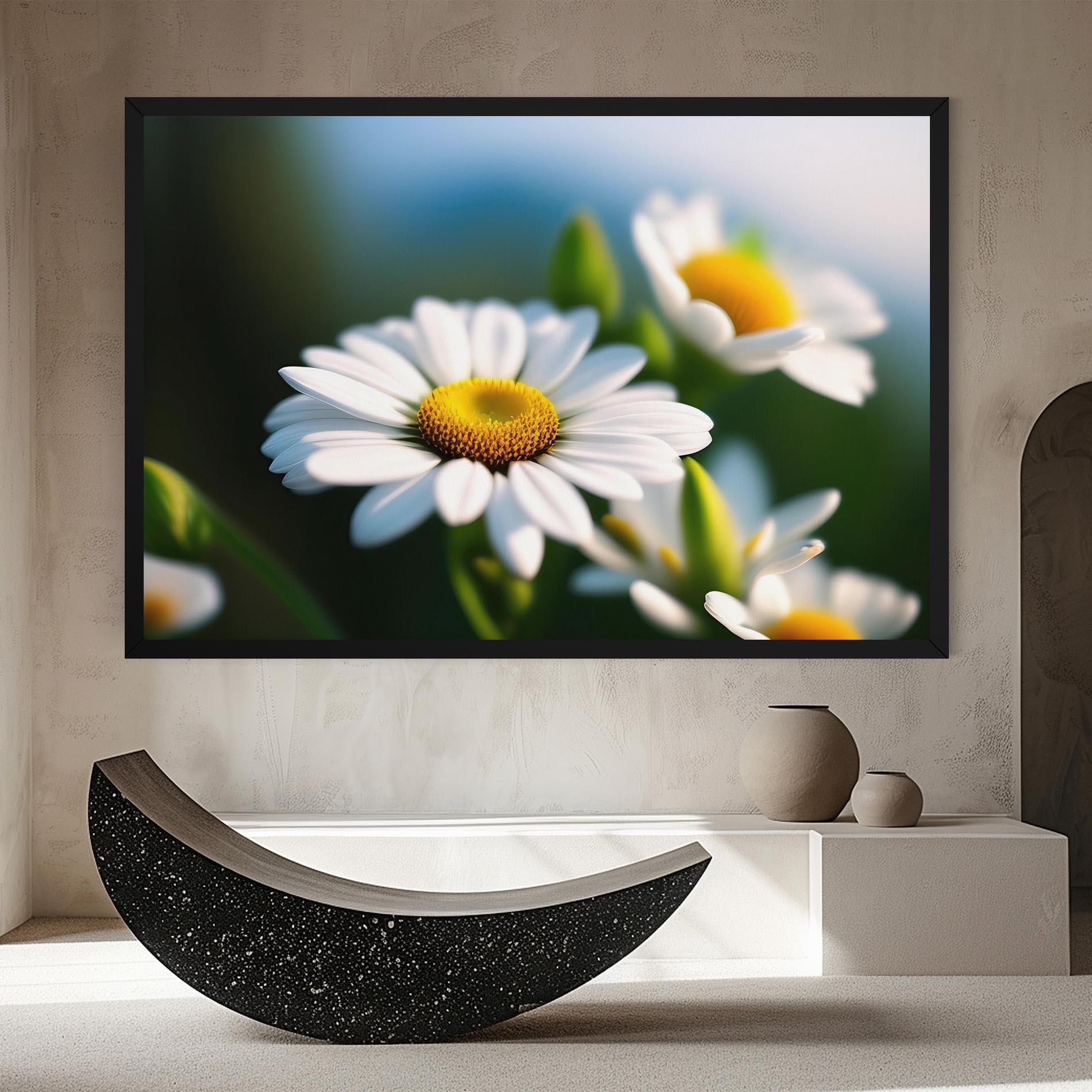 Картина на платно Daisy In The Sun mockup 8