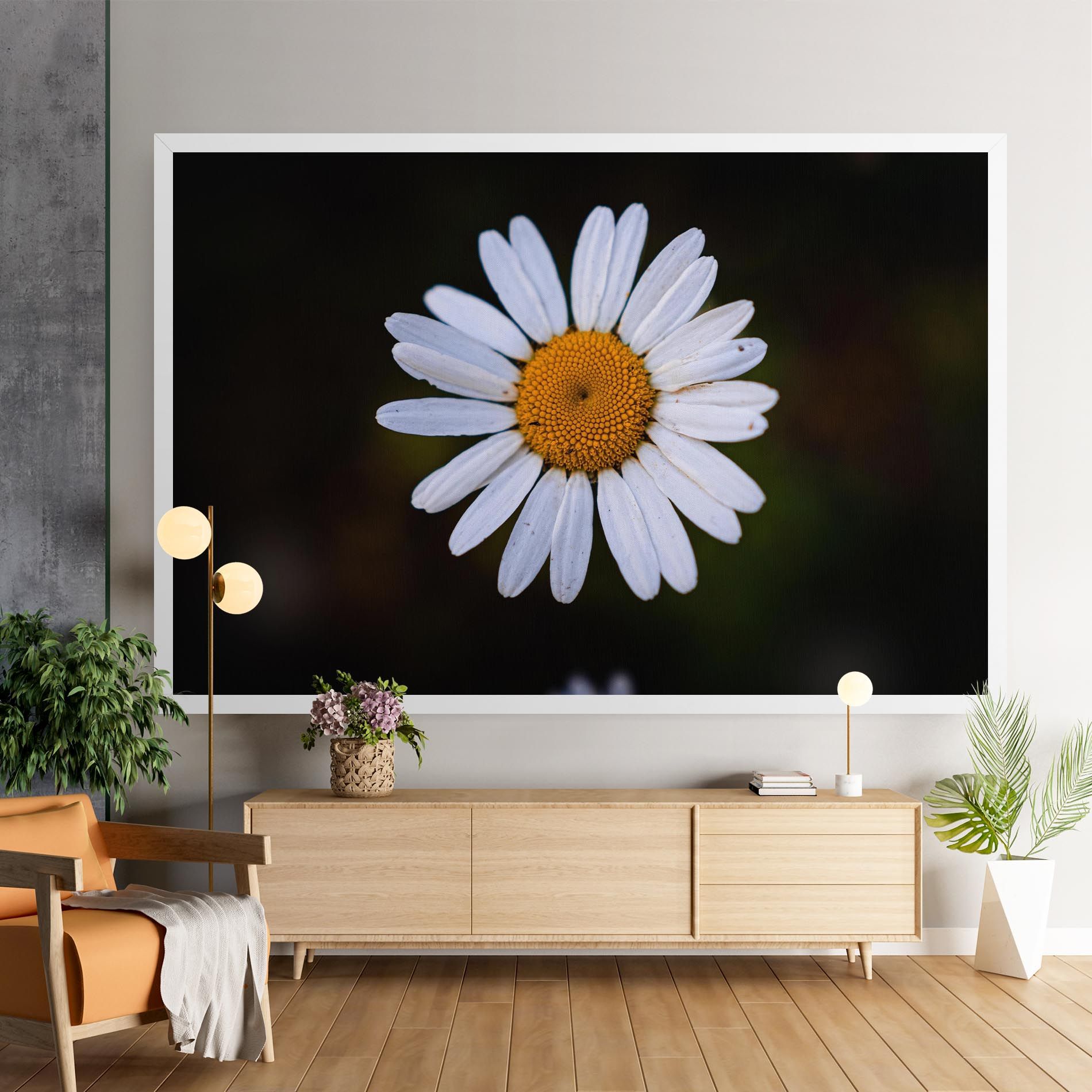 Big Yellow Center Daisy mockup 9