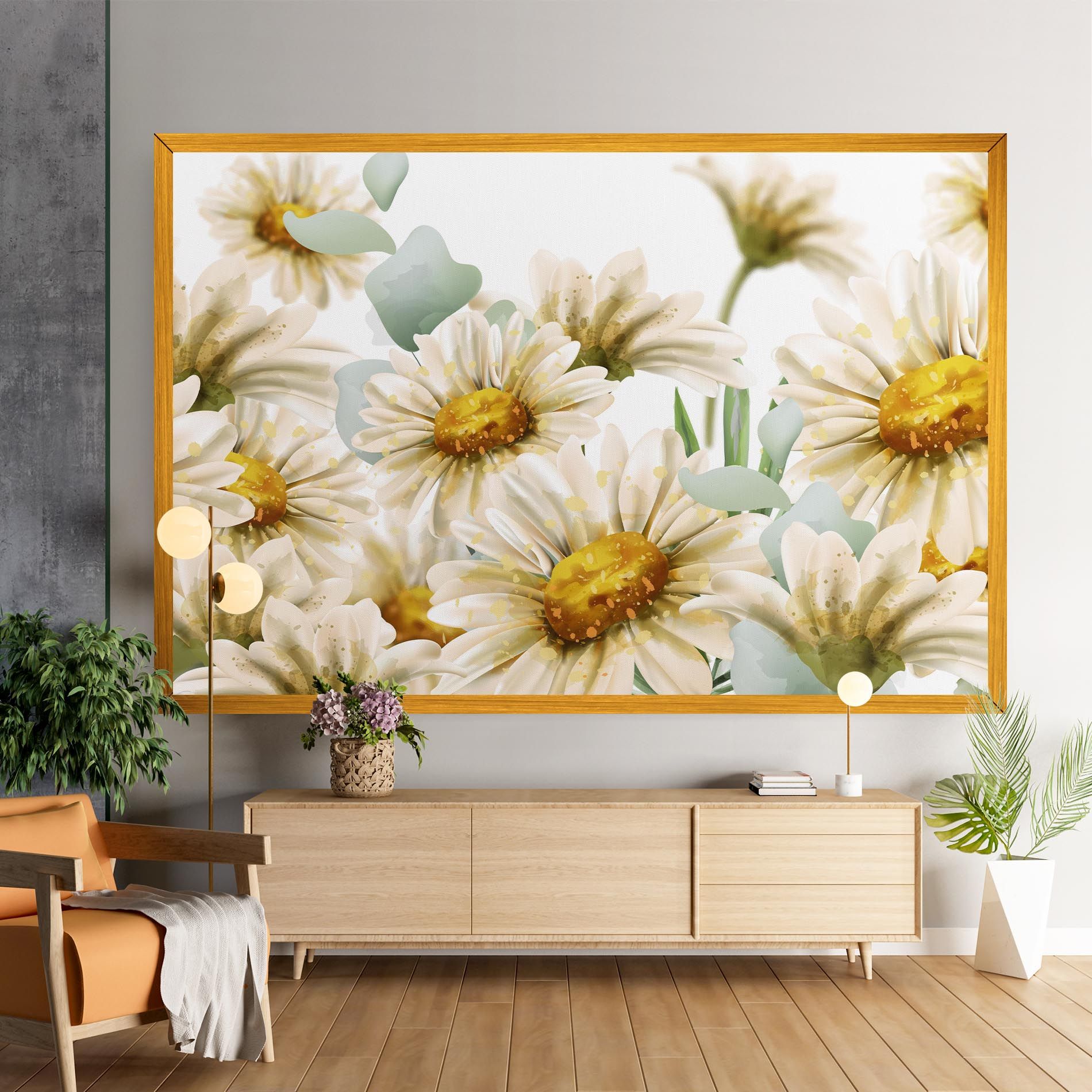 Beautiful Daisy Art mockup 9