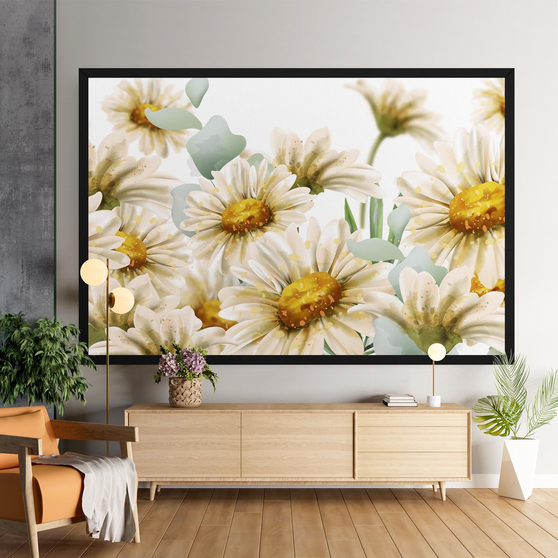 Beautiful Daisy Art mockup 9