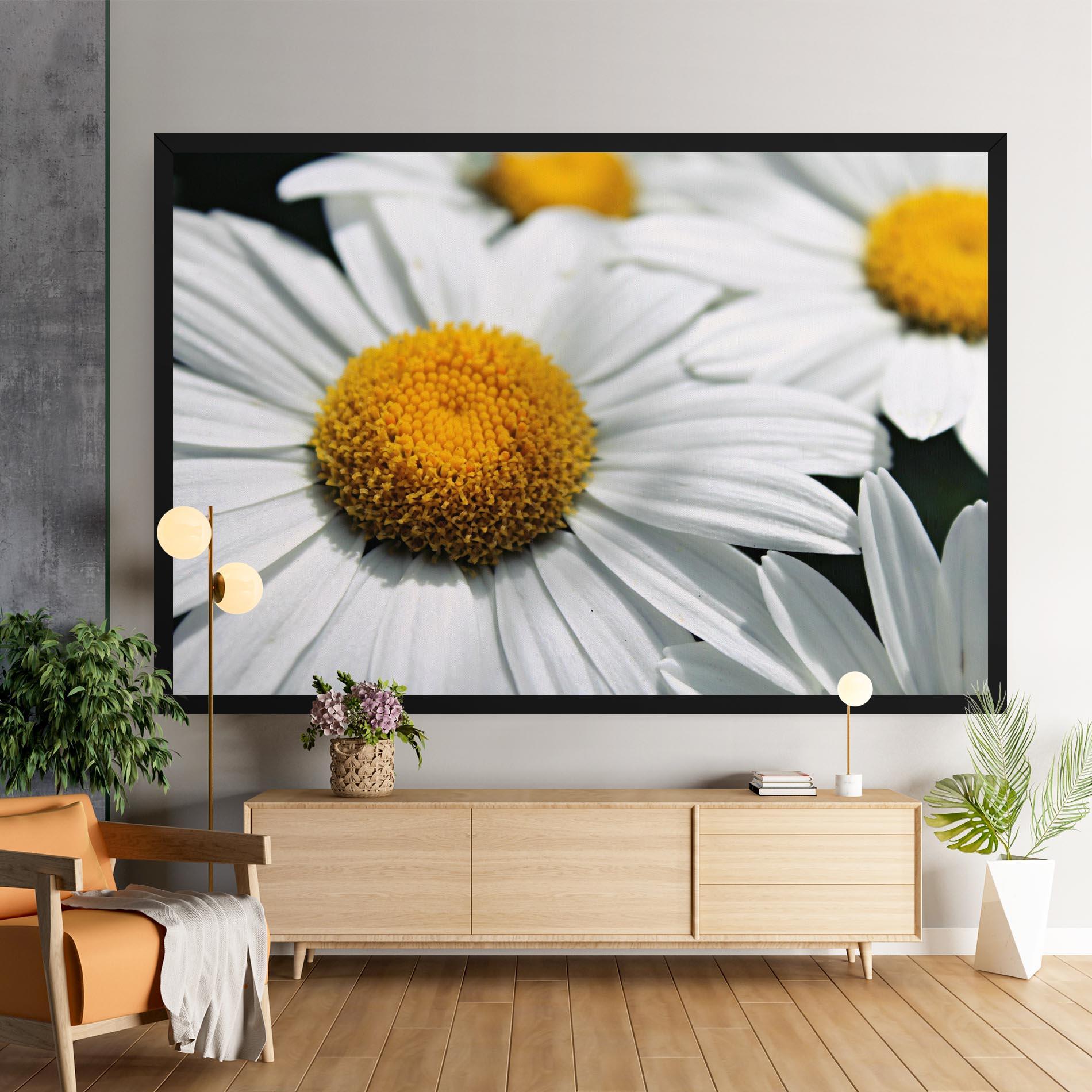 Картина на платно Big Daisies mockup 9