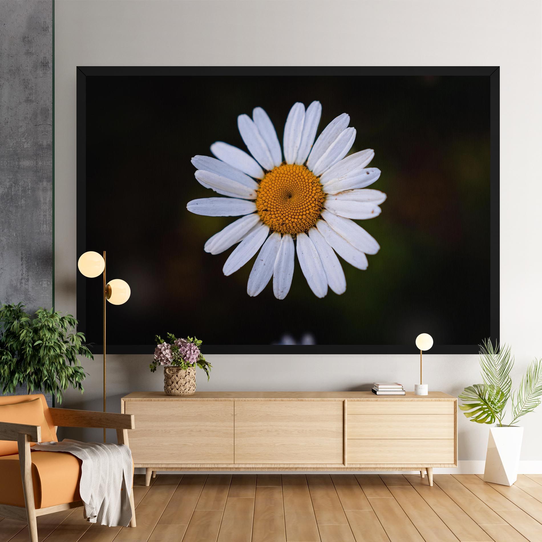 Big Yellow Center Daisy mockup 9