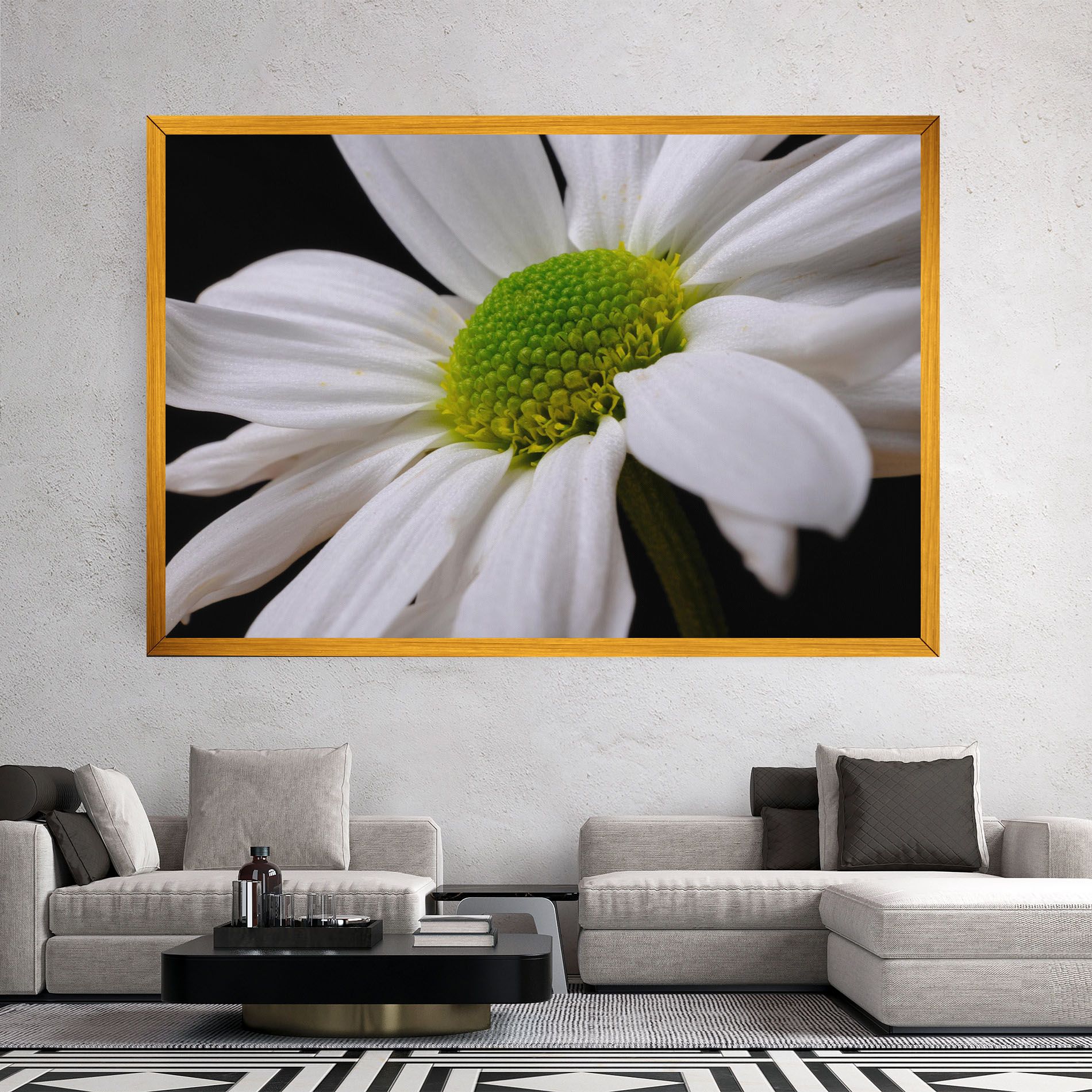 Green Middle Daisy mockup 2
