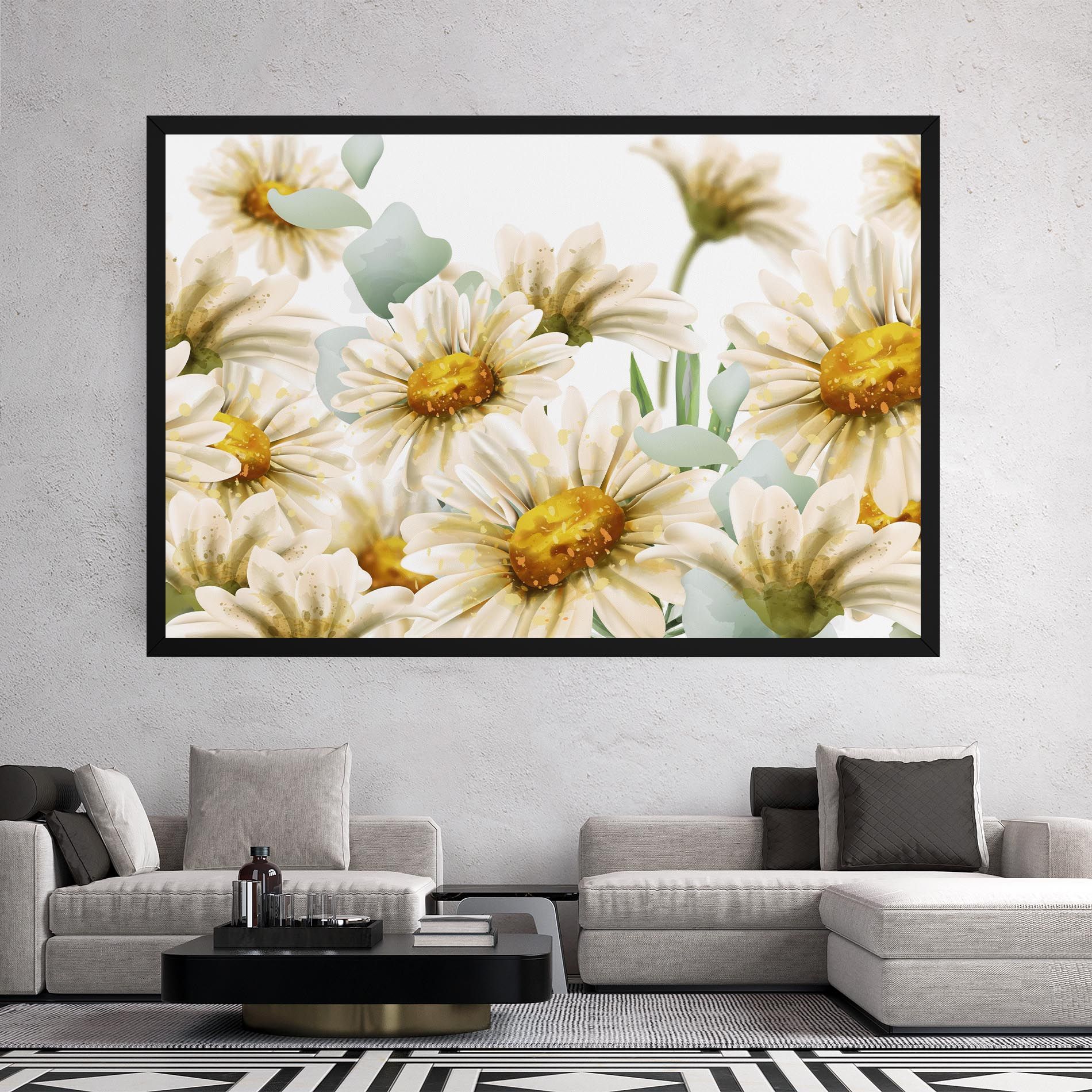 Beautiful Daisy Art mockup 2
