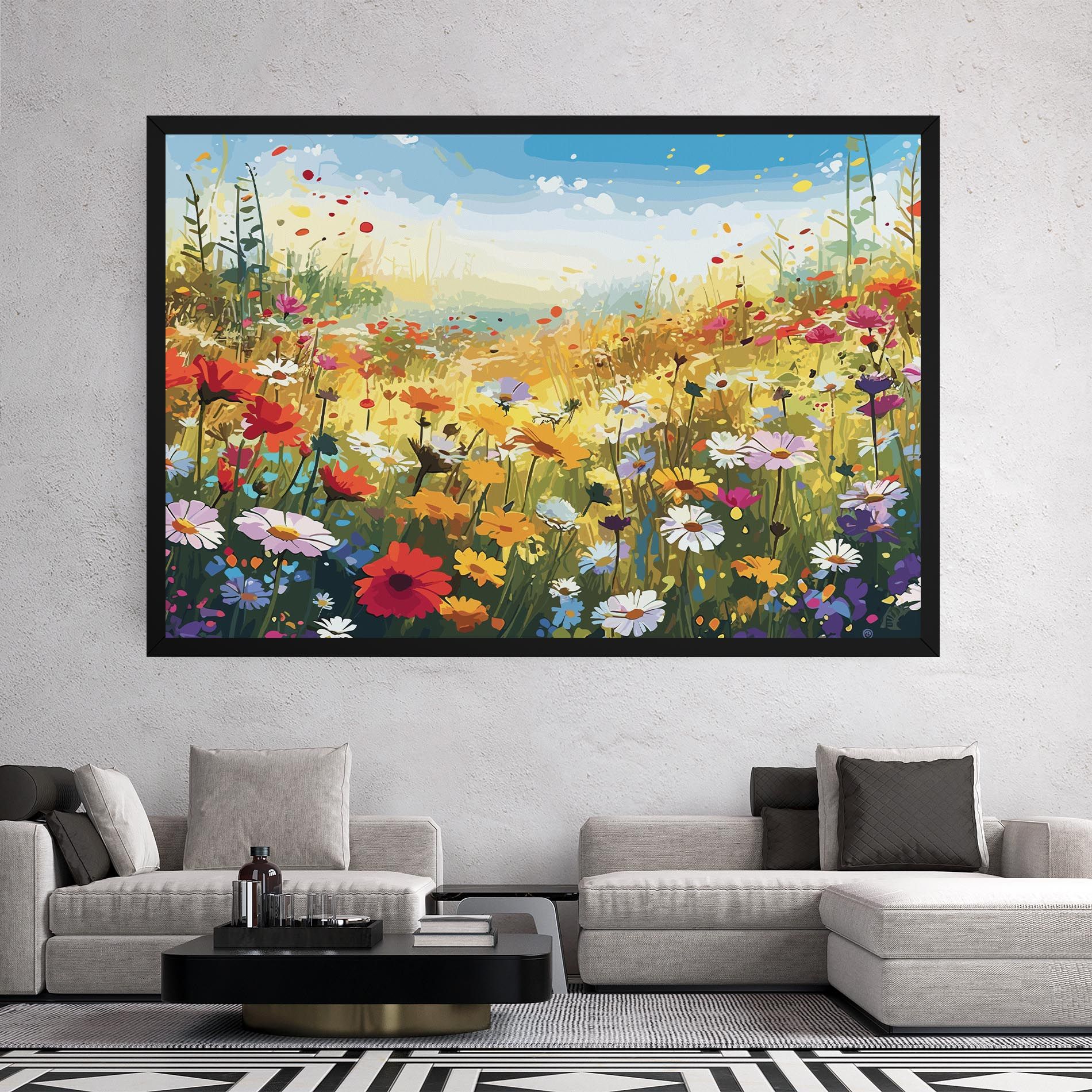 Colorful Daisy Mix mockup 2