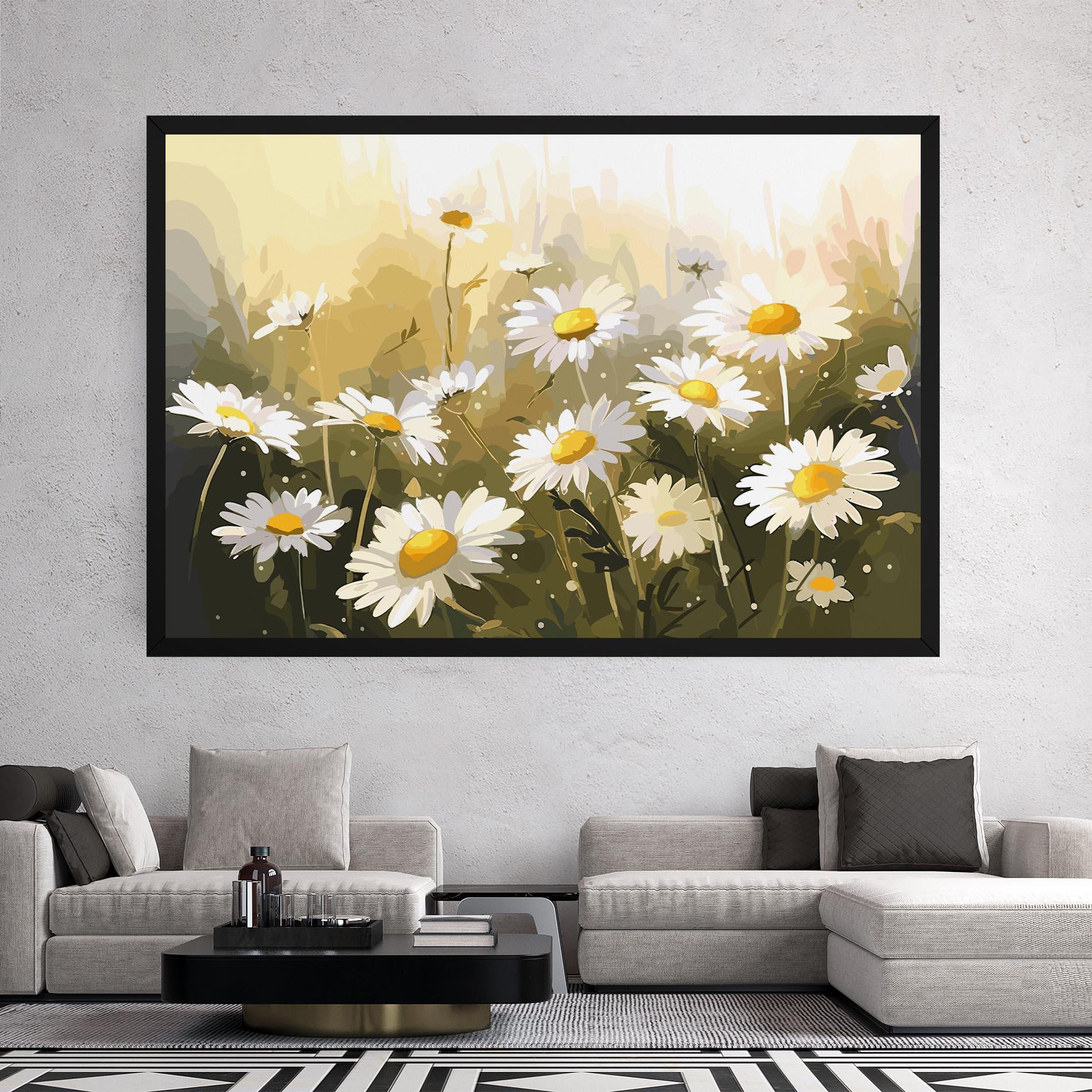 Картина на платно Daily Daisy mockup 2