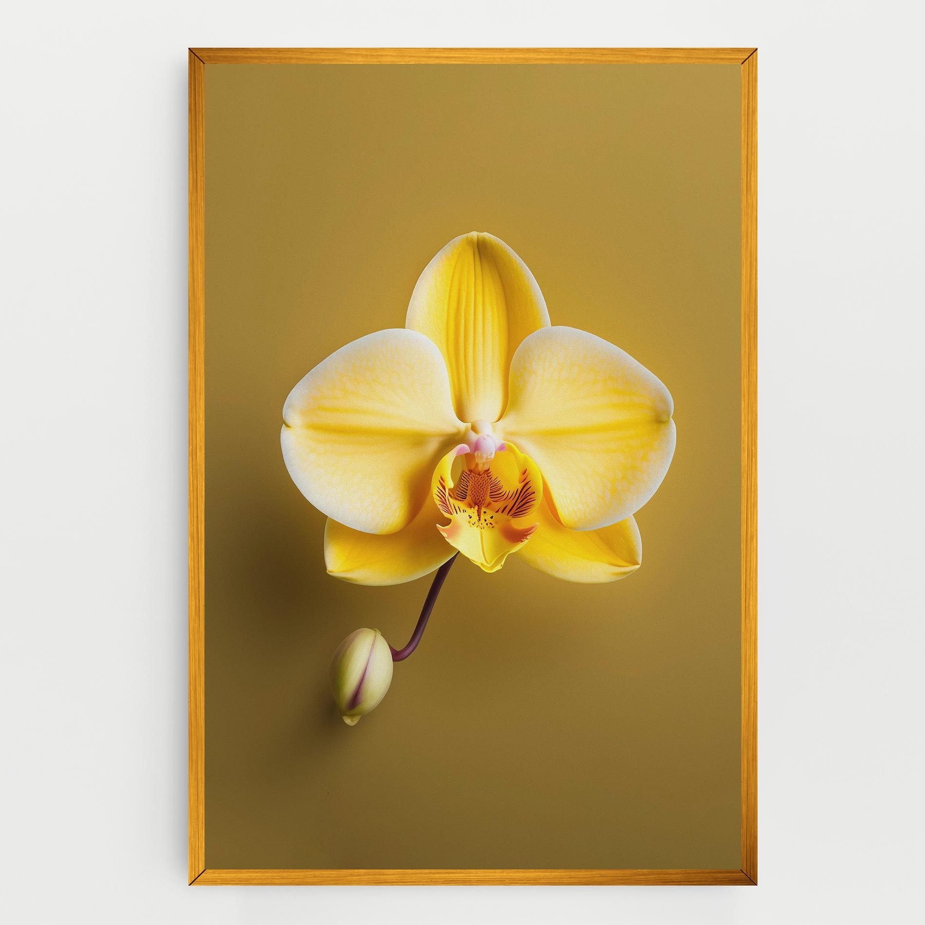 Pastel Yellow Orchid mockup 0