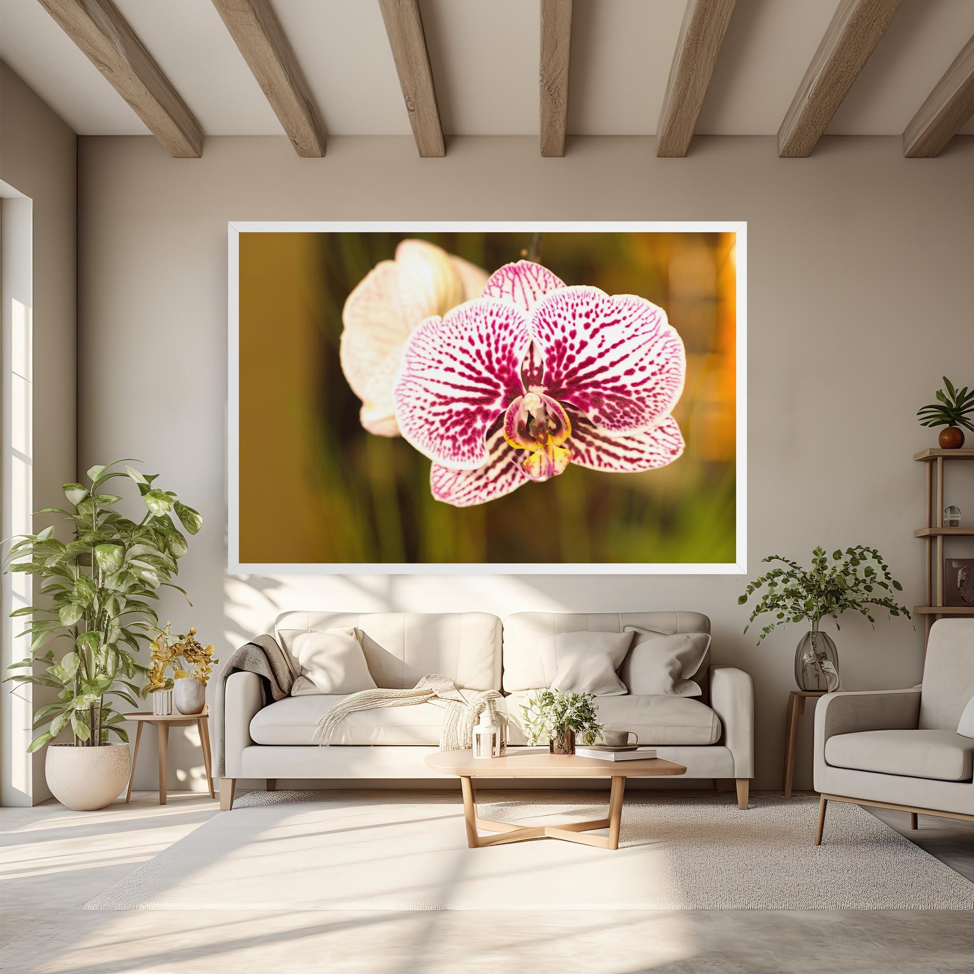 Картина на платно Garden Orchids mockup 6
